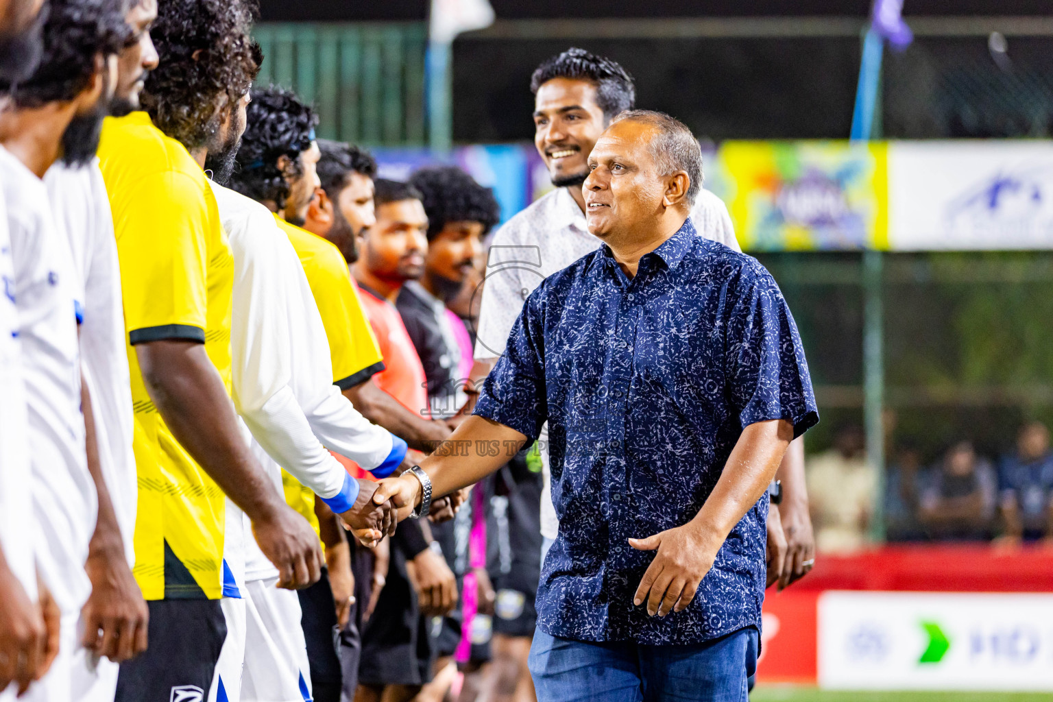 K Gaafaru vs K Guraidhoo in Day 28 of Golden Futsal Challenge 2024 was held on Sunday , 11th February 2024 in Hulhumale', Maldives Photos: Nausham Waheed / images.mv