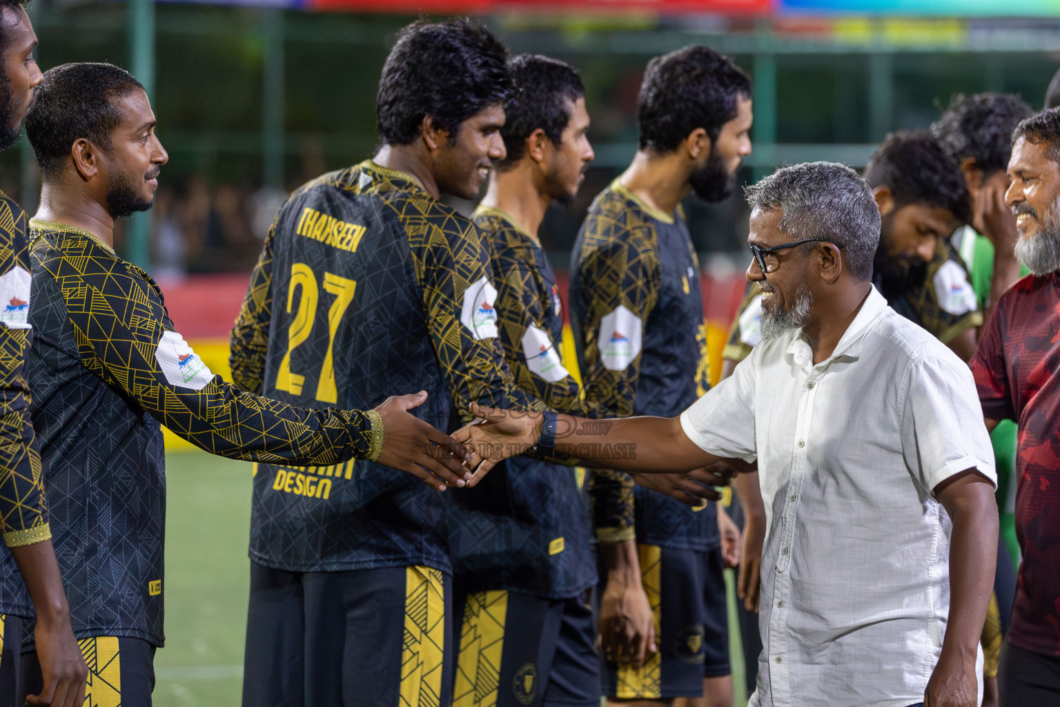 HA Muraidhoo vs HA Maarandhoo in Day 5 of Golden Futsal Challenge 2024 was held on Friday, 19th January 2024, in Hulhumale', Maldives Photos: Mohamed Mahfooz Moosa / images.mv