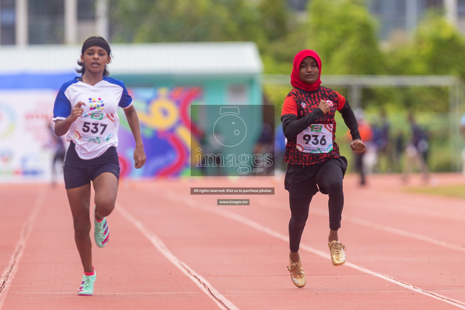 Day three of Inter School Athletics Championship 2023 was held at Hulhumale' Running Track at Hulhumale', Maldives on Tuesday, 16th May 2023. Photos: Shuu / Images.mv