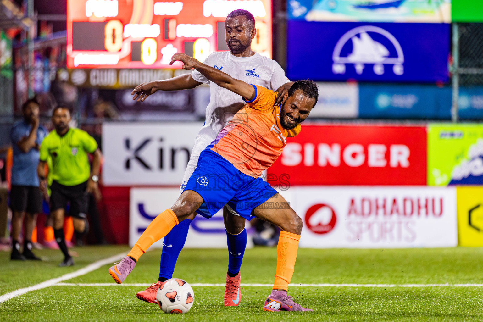 FSM vs FENAKA in Day 5 of Club Maldives Cup 2025 was held in Rehendhi Futsal Ground, Hulhumale', Maldives on Friday, 3rd October 2025. Photos: Areef Adam / Images.mv
