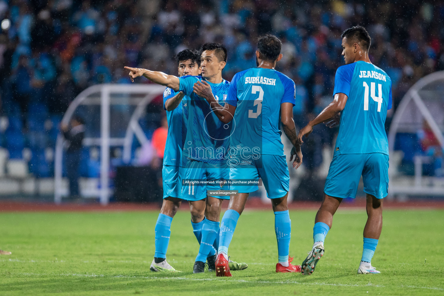 India vs Pakistan in the opening match of SAFF Championship 2023 held in Sree Kanteerava Stadium, Bengaluru, India, on Wednesday, 21st June 2023. Photos: Nausham Waheed / images.mv