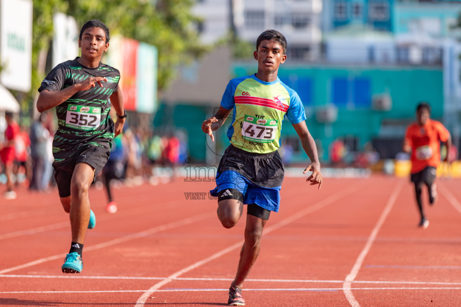 Day 4 of MILO Athletics Association Championship was held on Friday, 8th March 2024 in Male', Maldives. Photos: Hasna Hussain