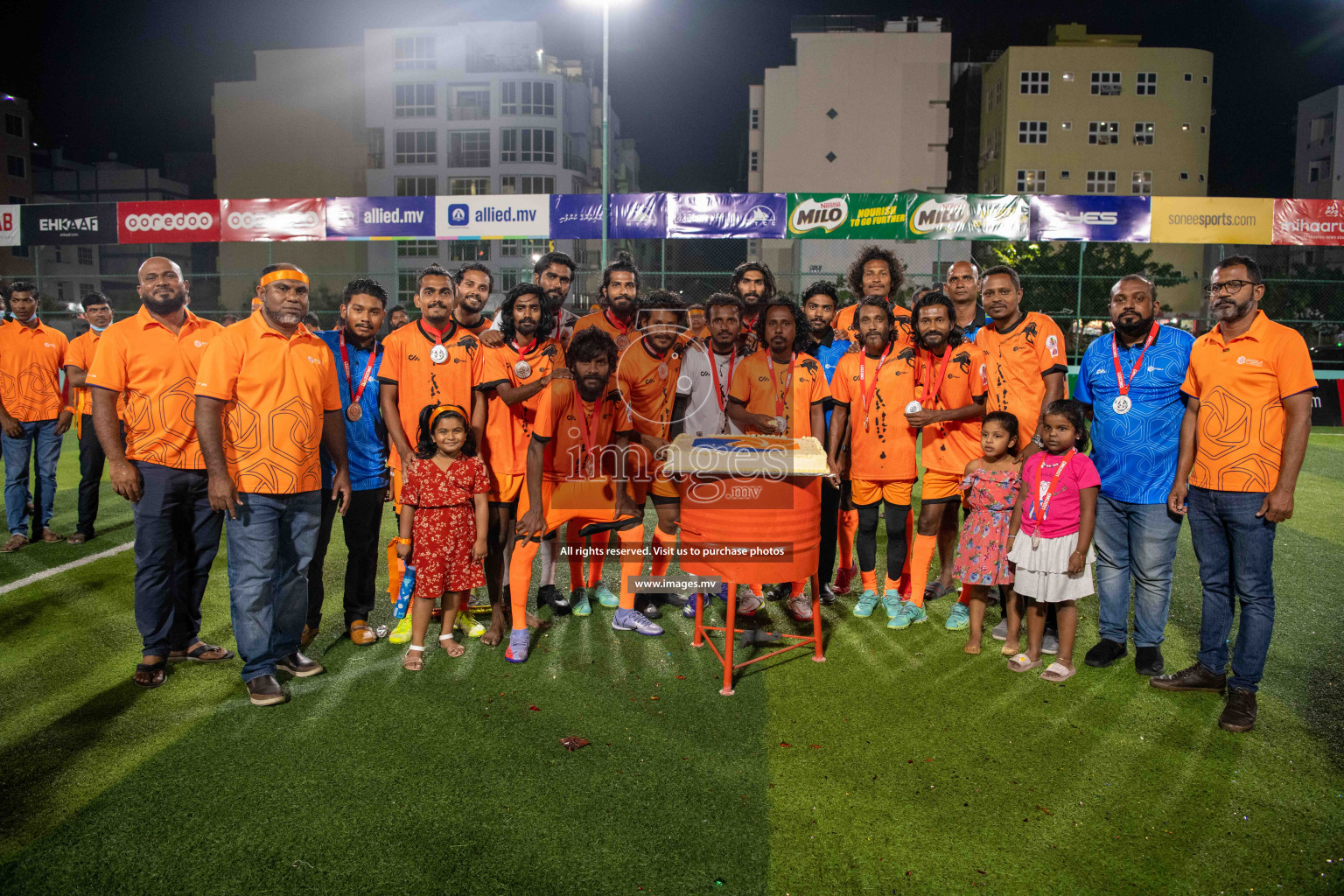 RRC Vs FSM in the Semi Finals of Club Maldives 2021 held in Hulhumale, Maldives on 19 December 2021. Photos: Shuu Abdul Sattar / images.mv