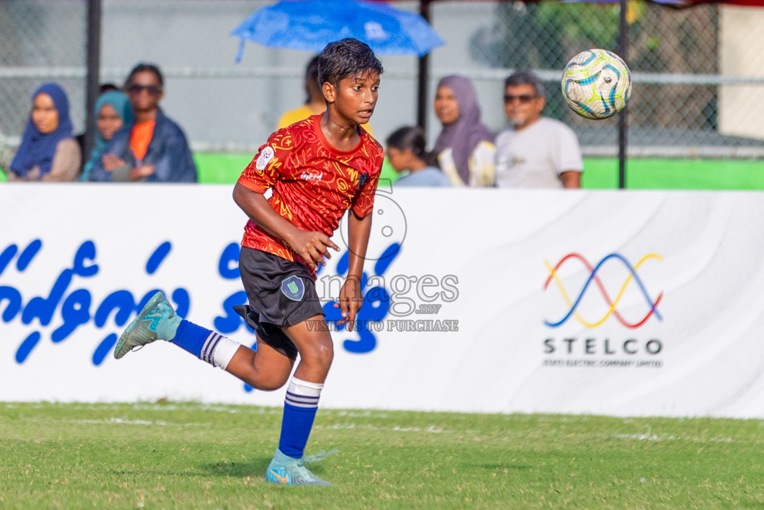 Club Eagles vs Super United Sports (U12) in Day 4 of Dhivehi Youth League 2024 held at Henveiru Stadium on Thursday, 28th November 2024. Photos: Shuu Abdul Sattar/ Images.mv