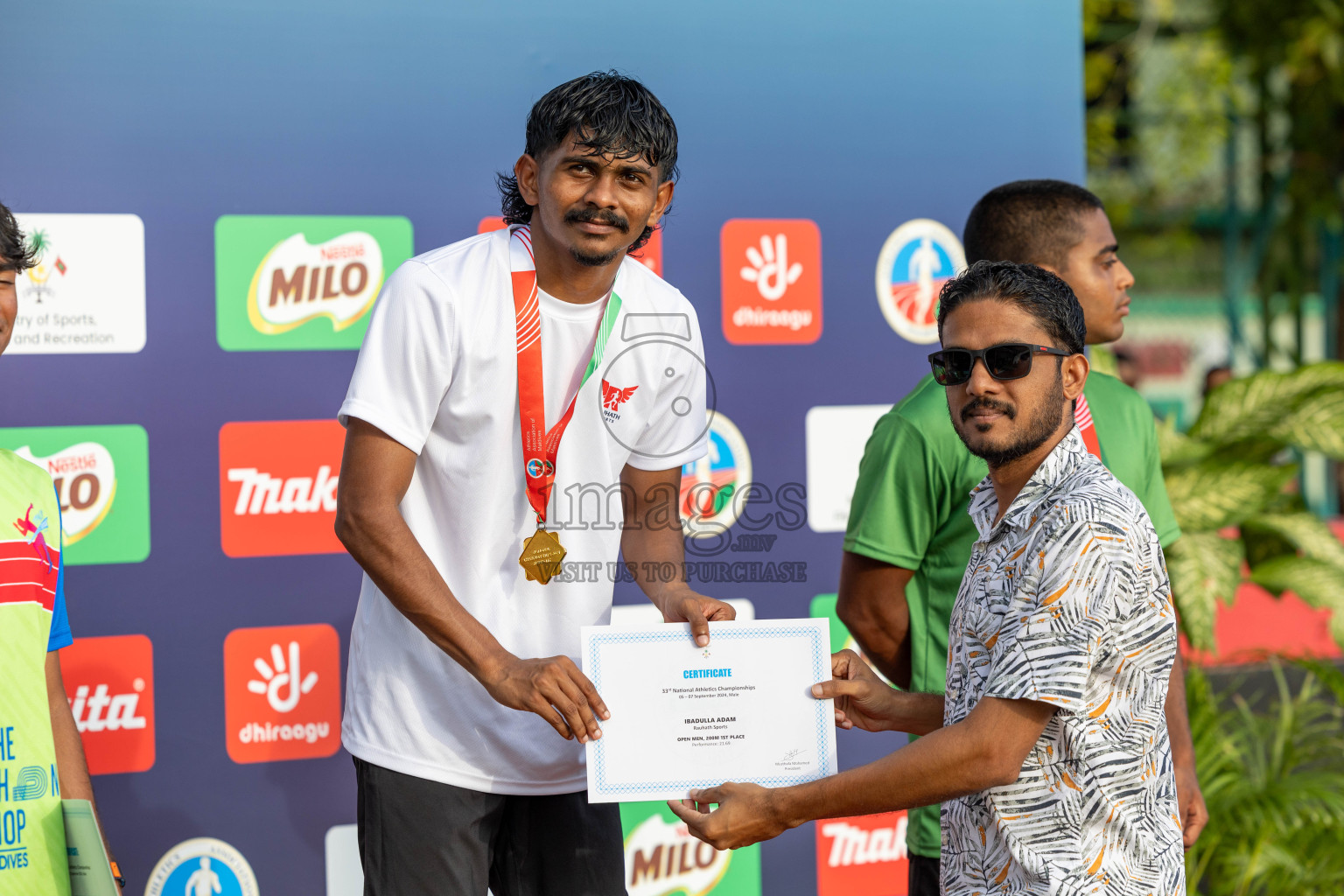 Day 2 of 33rd National Athletics Championship was held in Ekuveni Track at Male', Maldives on Friday, 6th September 2024.
Photos: Ismail Thoriq  / images.mv