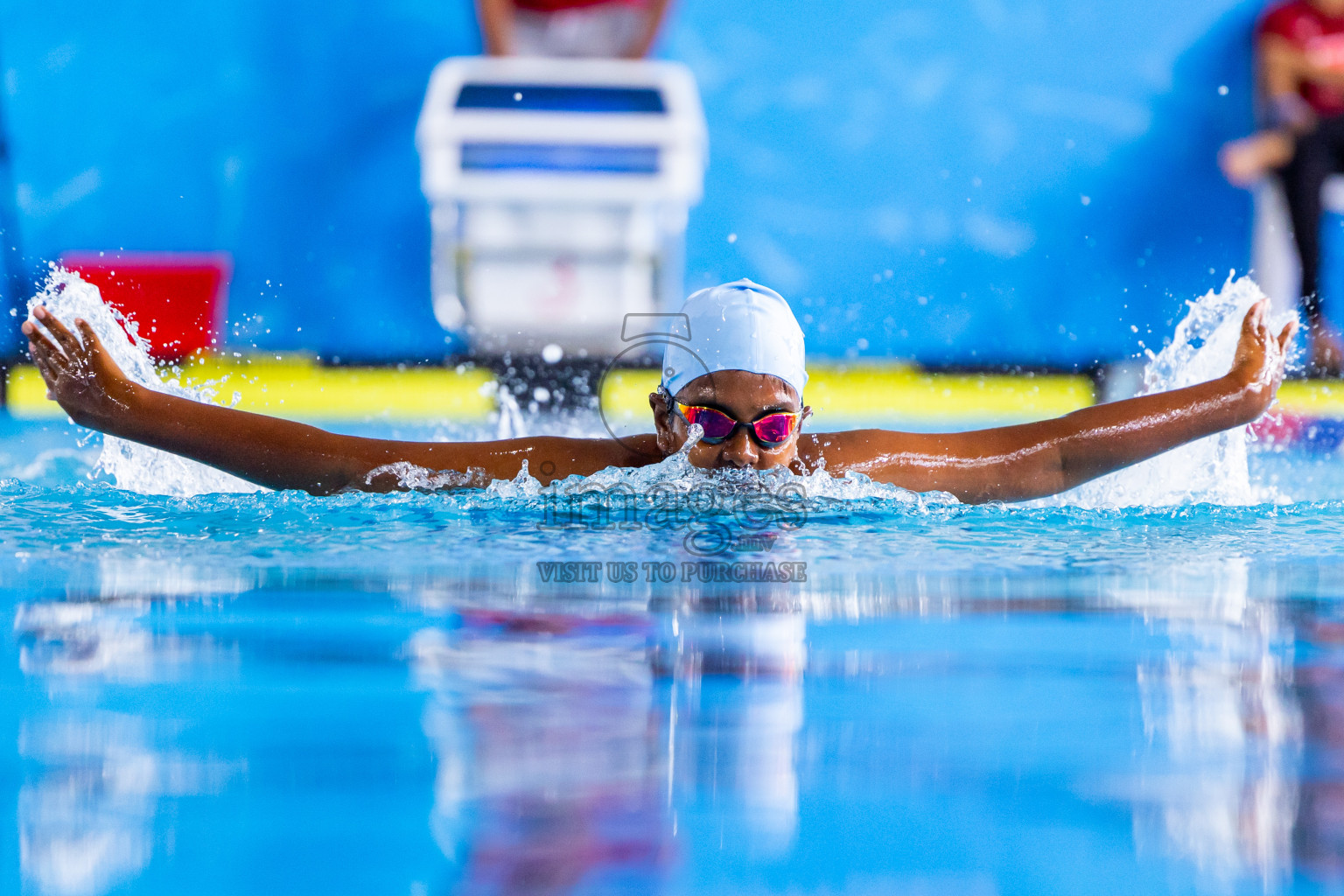 Day 3 of 20th BMLInter-school Swimming Competition 2024 held in Hulhumale', Maldives on Monday, 14th October 2024. Photos: Nausham Waheed / images.mv