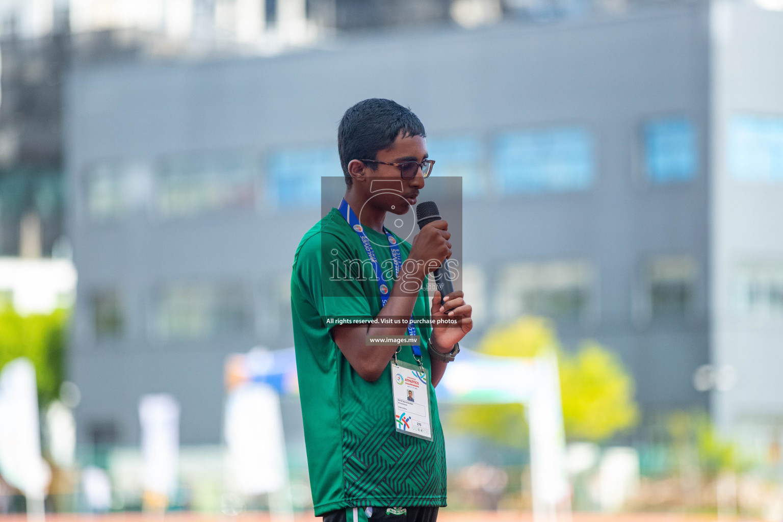 Day one of Inter School Athletics Championship 2023 was held at Hulhumale' Running Track at Hulhumale', Maldives on Saturday, 14th May 2023. Photos: Nausham Waheed / images.mv