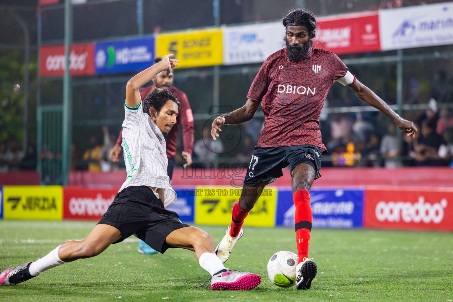 Vilimale vs Hulhumale on Day 34 of Golden Futsal Challenge 2024 was held on Monday, 19th February 2024, in Hulhumale', Maldives
Photos: Mohamed Mahfooz Moosa / images.mv