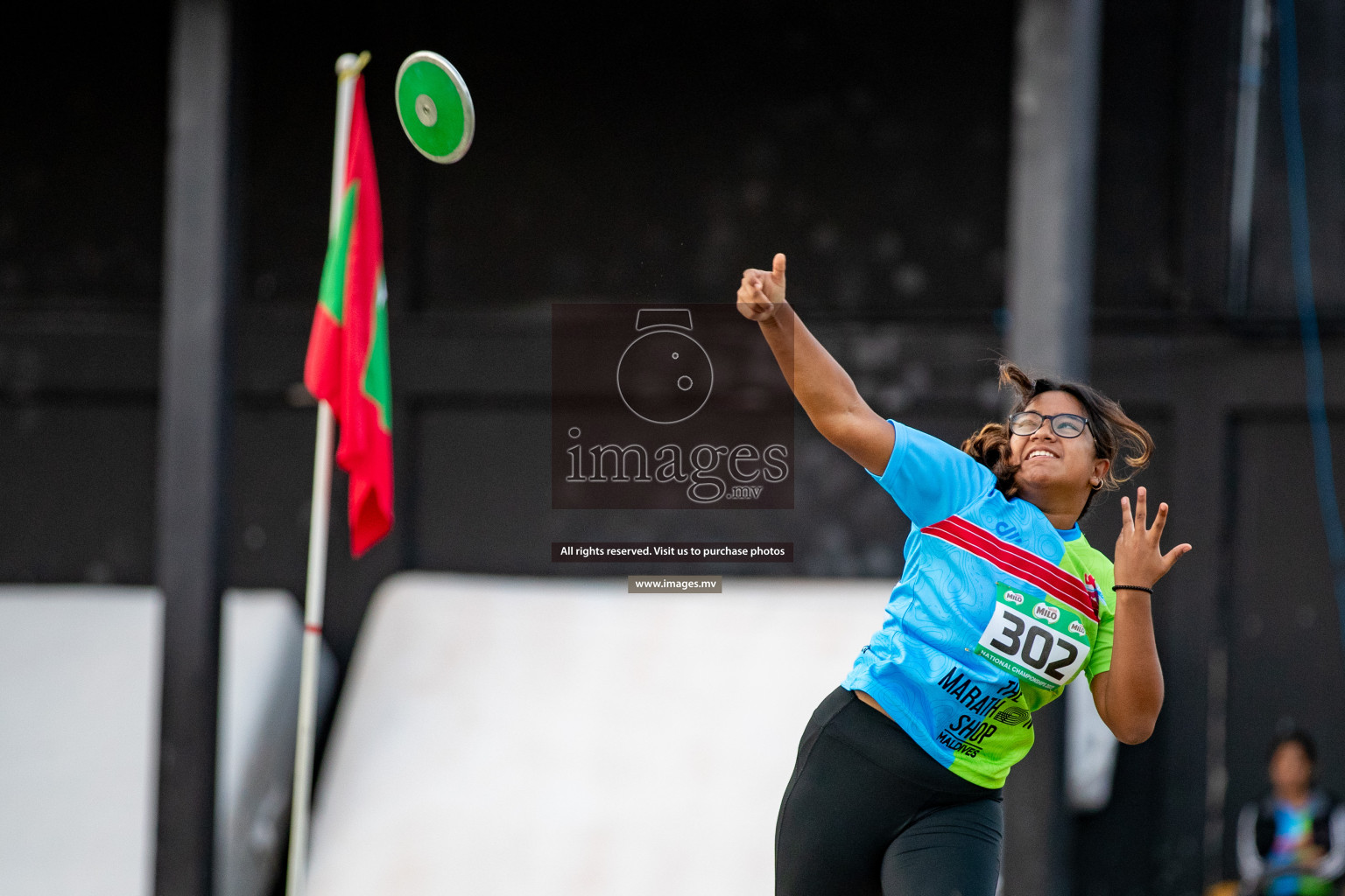 Day 2 of National Athletics Championship 2023 was held in Ekuveni Track at Male', Maldives on Friday, 24th November 2023. Photos: Hassan Simah / images.mv