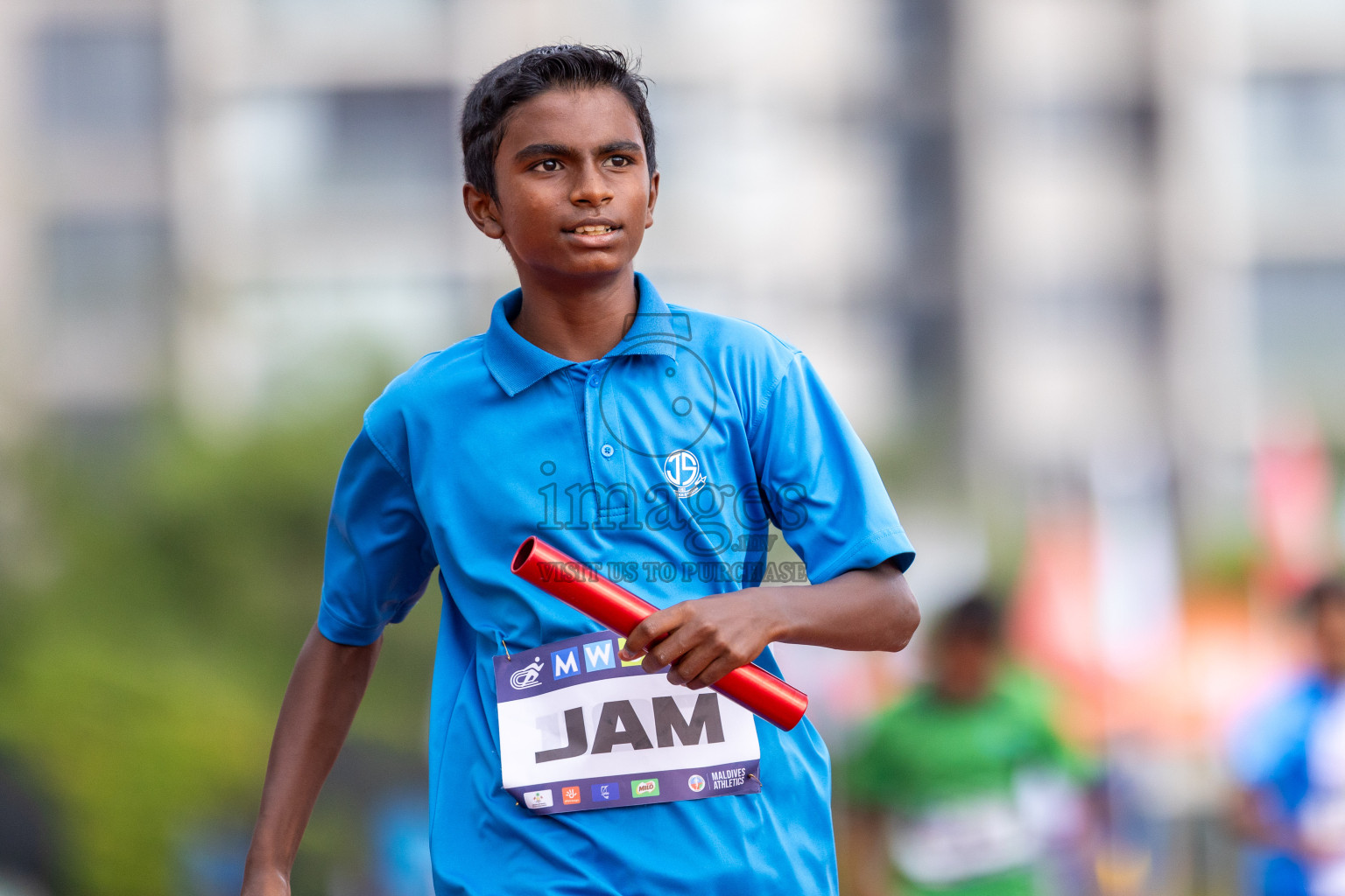 Day 5 of MWSC Interschool Athletics Championships 2024 held in Hulhumale Running Track, Hulhumale, Maldives on Wednesday, 13th November 2024. Photos by: Raif Yoosuf / Images.mv