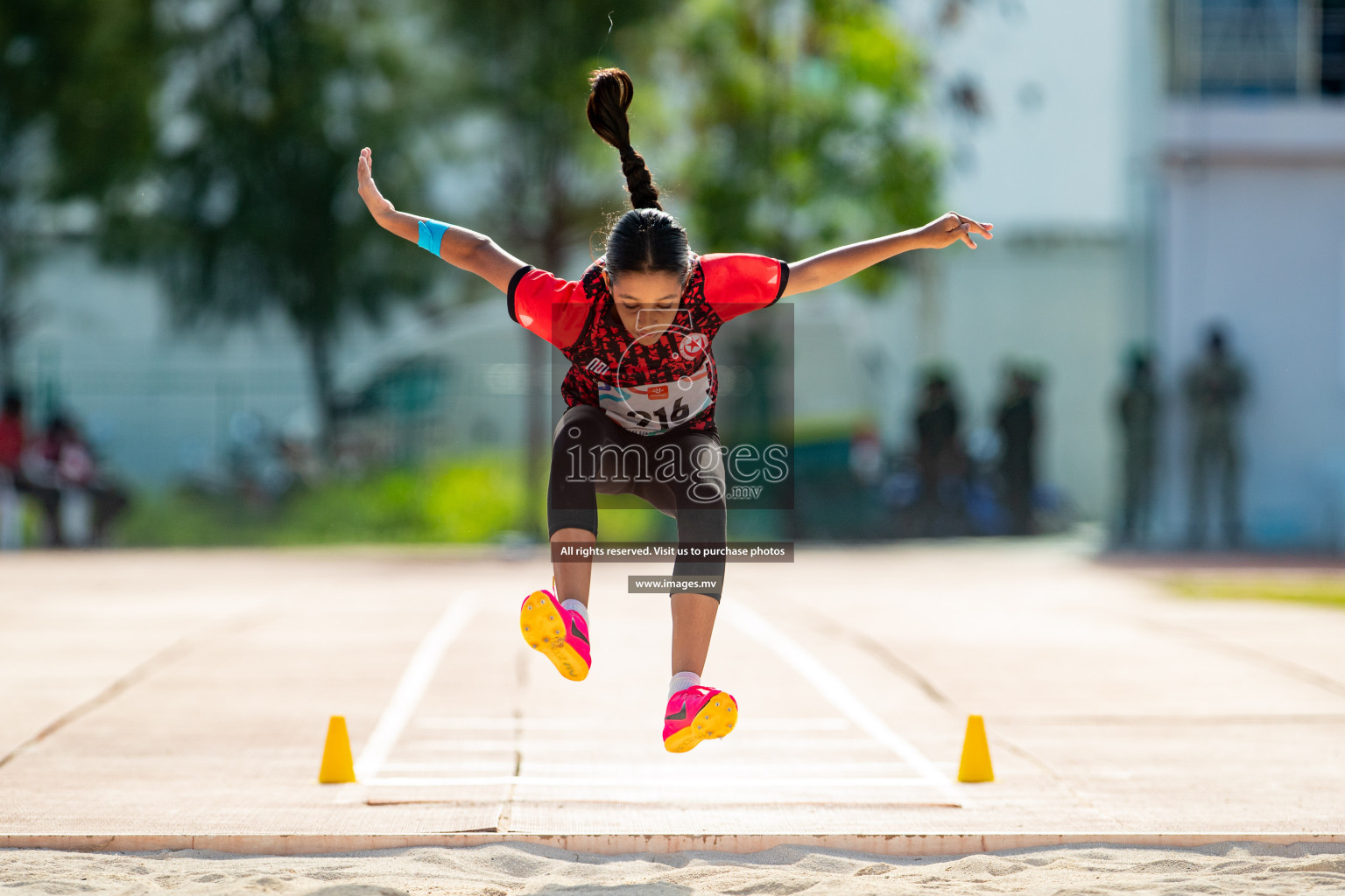 Day four of Inter School Athletics Championship 2023 was held at Hulhumale' Running Track at Hulhumale', Maldives on Wednesday, 17th May 2023. Photos: Nausham Waheed/ images.mv