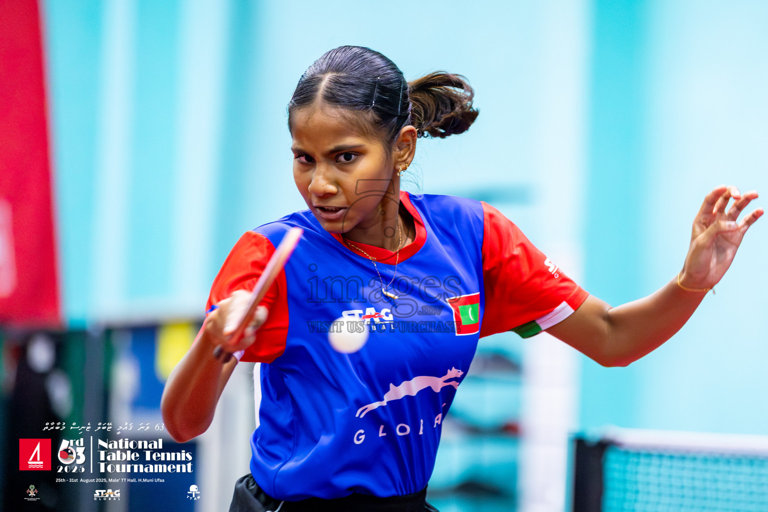 Day 5 of BML 63rd National Table Tennis Tournament 2025 was held on Friday, 29th August 2025 in Male' TT Hall, Male', Maldives. Photos: Nausham Waheed  / images.mv