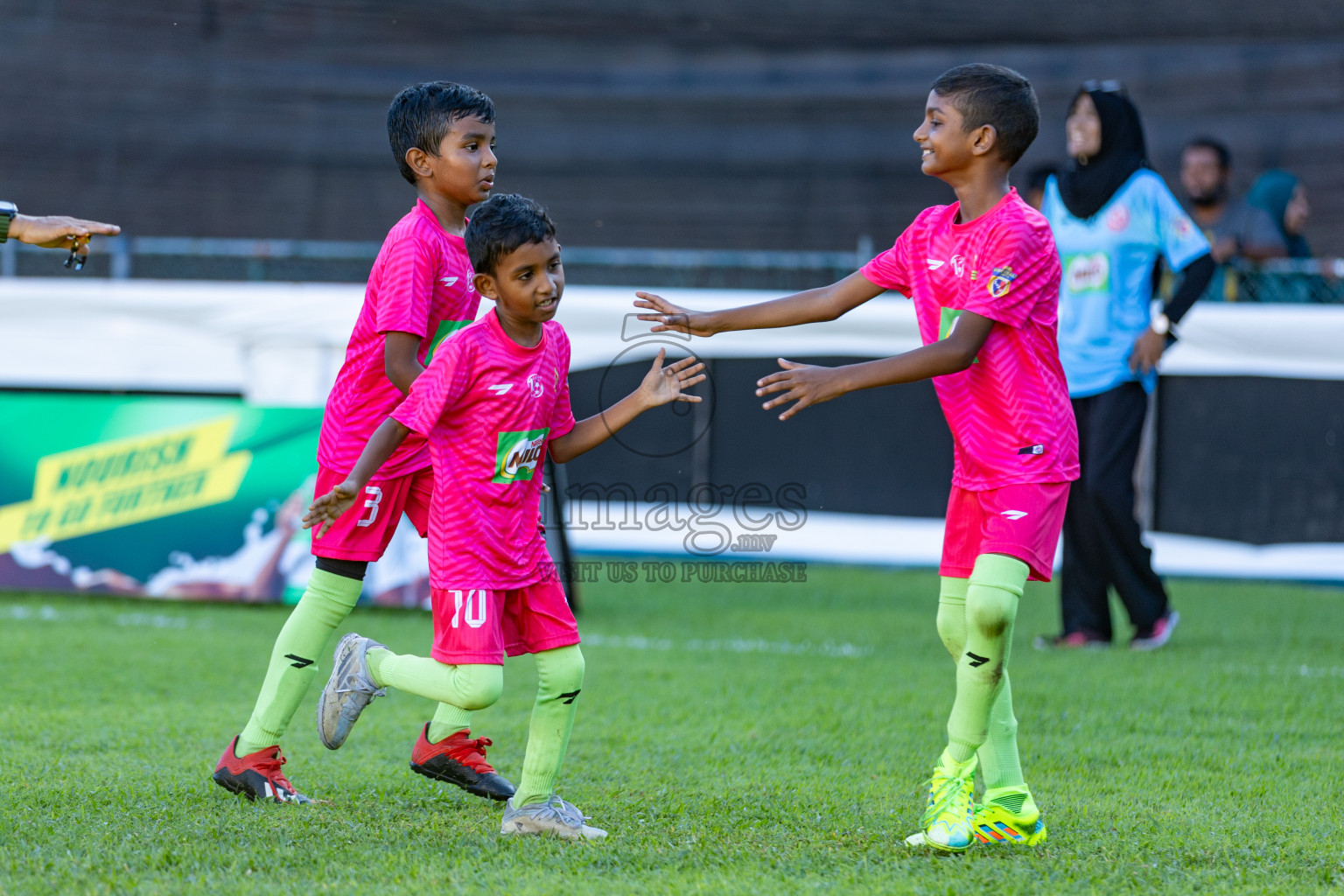 Day 1 of MILO Kids Football Fiesta was held at National Stadium in Male', Maldives on Friday, 23rd February 2024. 
Photos: Hassan Simah / images.mv