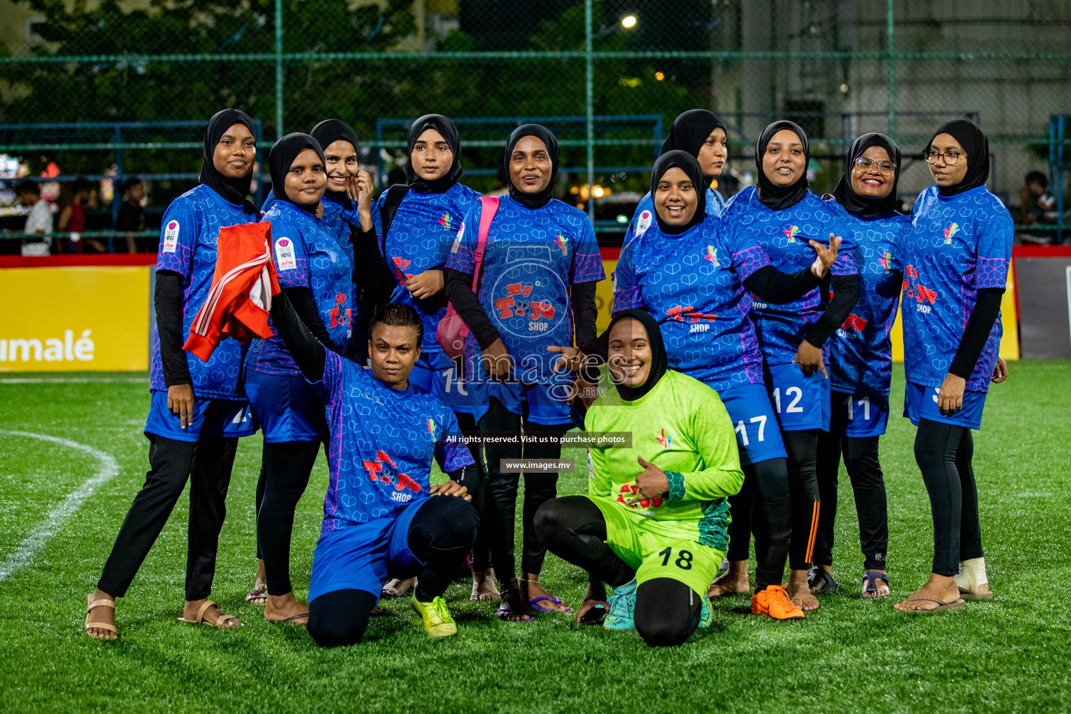 MPL vs Club MYS in Eighteen Thirty Women's Futsal Fiesta 2022 was held in Hulhumale', Maldives on Monday, 21st October 2022. Photos: Hassan Simah / images.mv