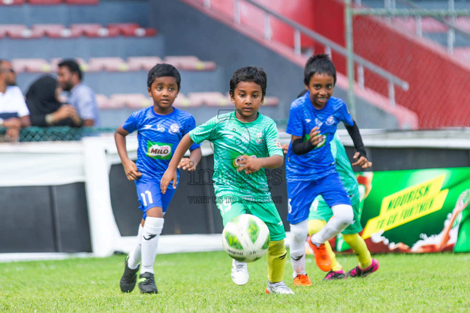 Day 2 of MILO Kids Football Fiesta was held at National Stadium in Male', Maldives on Saturday, 24th February 2024.