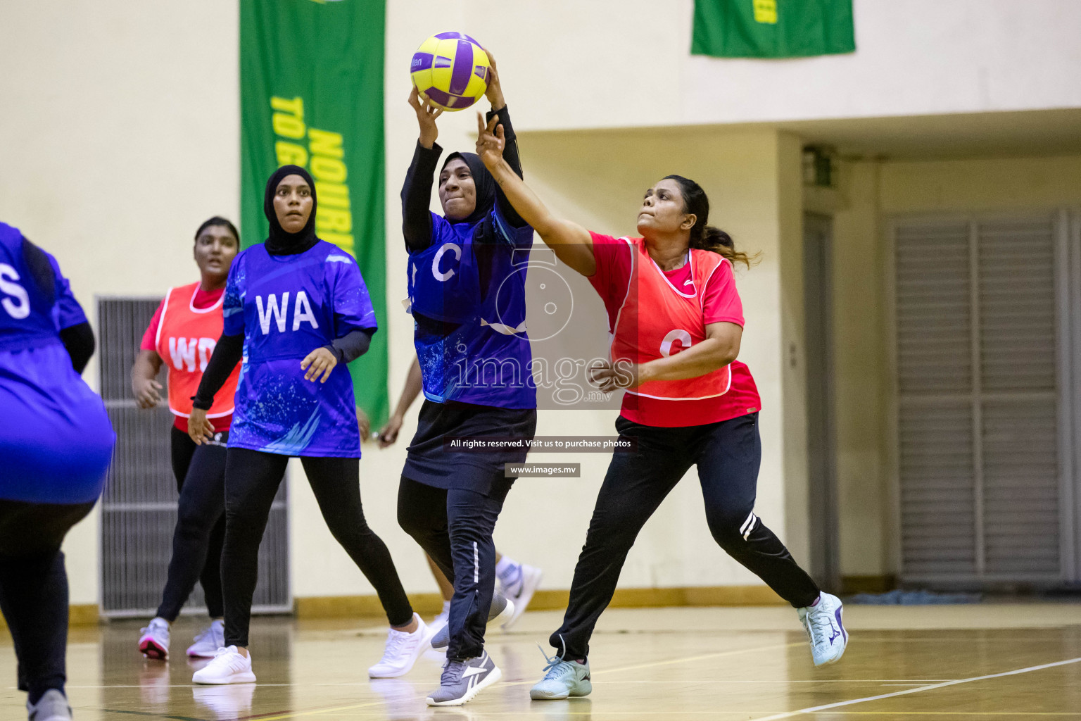 Milo National Netball Tournament 30th November 2021 at Social Center Indoor Court, Male, Maldives. Photos: Shuu & Nausham/ Images Mv