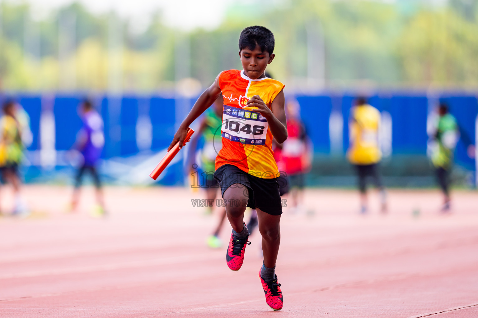 Day 5 of MWSC Interschool Athletics Championships 2024 held in Hulhumale Running Track, Hulhumale, Maldives on Wednesday, 13th November 2024. Photos by: Nausham Waheed / Images.mv