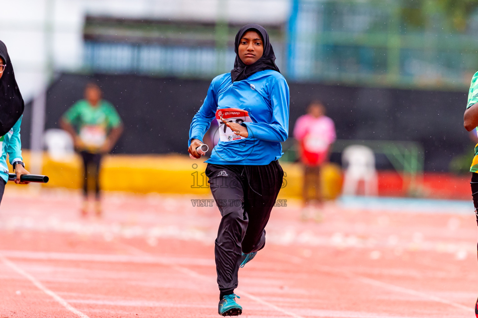 Day 6 of Inter-school Athletics Championship 2025 held in Ekuveni Synthetic Track, Male', Maldives on Sunday, 12th October 2025. Photos by: Nausham Waheed / Images.mv
