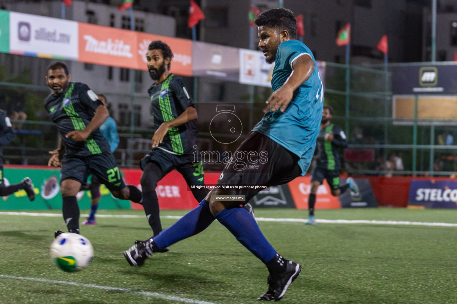 Mira SC vs Umraani Club in Club Maldives Cup Classic 2023 held in Hulhumale, Maldives, on Thursday, 20th July 2023 Photos: Mohamed Mahfooz Moosa / images.mv