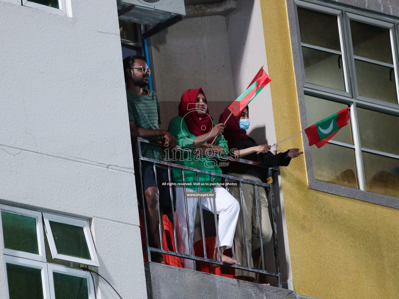 Maldives vs Nepal in SAFF Championship 2021 held on 1st October 2021 in Galolhu National Stadium, Male', Maldives