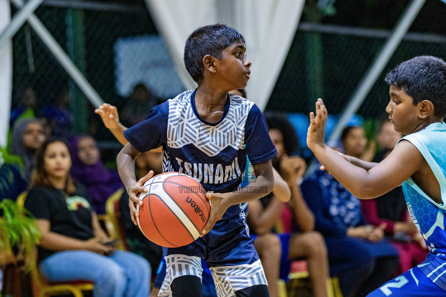 Day 3 of Milo 5 x 5 Junior Challenge 2025 - Basketball tournament held in Basketball Training Center, Male', Maldives on Saturday, 11th October 2025. Photos by: Nausham Waheed, Areef Adam / Images.mv