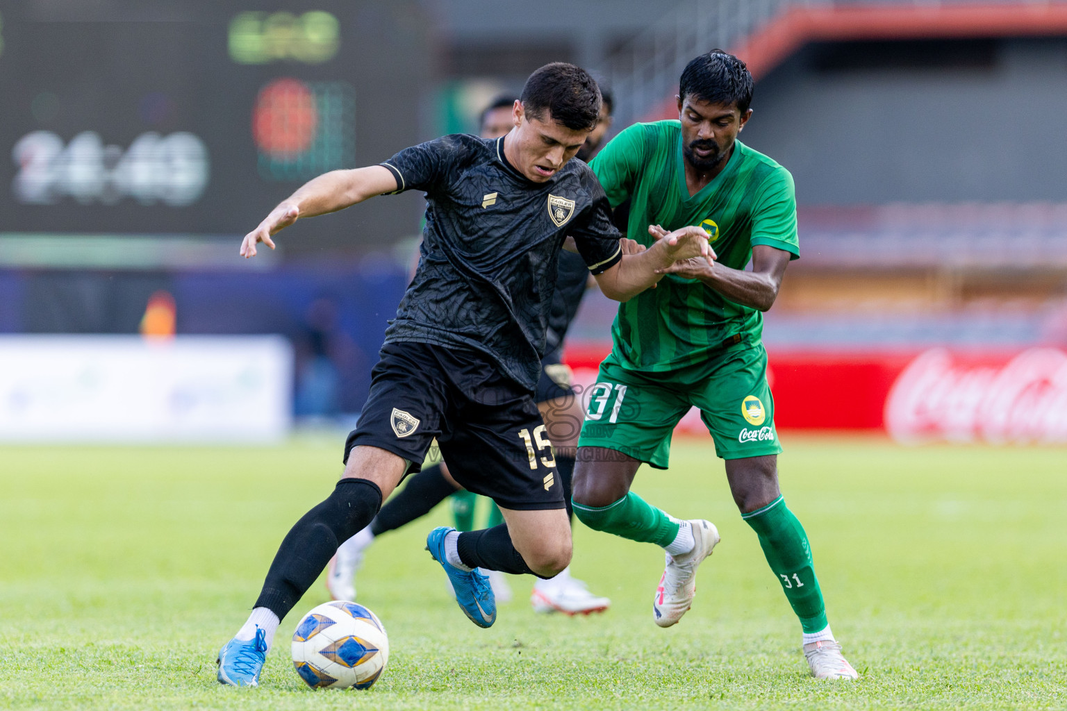 Maziya Sports & Recreation vs Club Eagles in the final of Dhivehi Premier League 2023 , held in National Football Stadium, Male', Maldives Photos: Nausham Waheed/ Images.mv