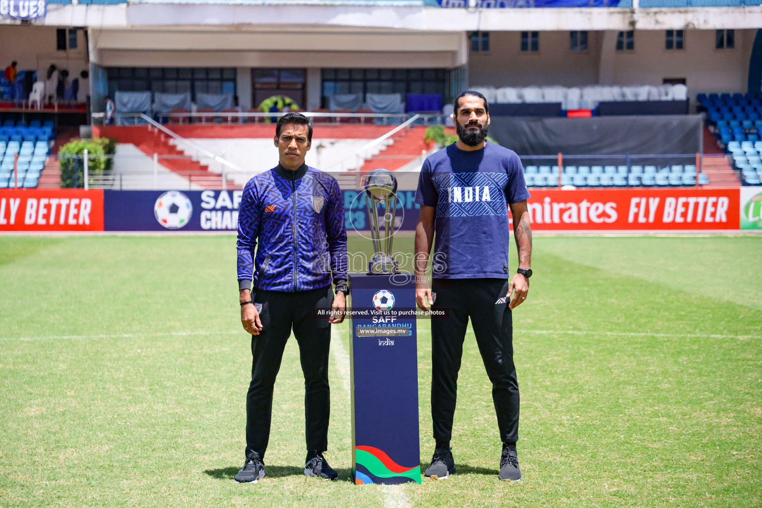 Saff Championship Final Pre-match press conference held in Sree Kanteerava Stadium, Bengaluru, India, on Monday, 3rd July 2023. Photos: Nausham Waheed / images.mv