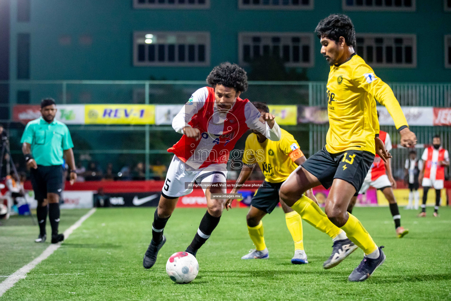 HA. Vashafaru vs HA. Utheemu in Day 13 of Golden Futsal Challenge 2023 on 17 February 2023 in Hulhumale, Male, Maldives