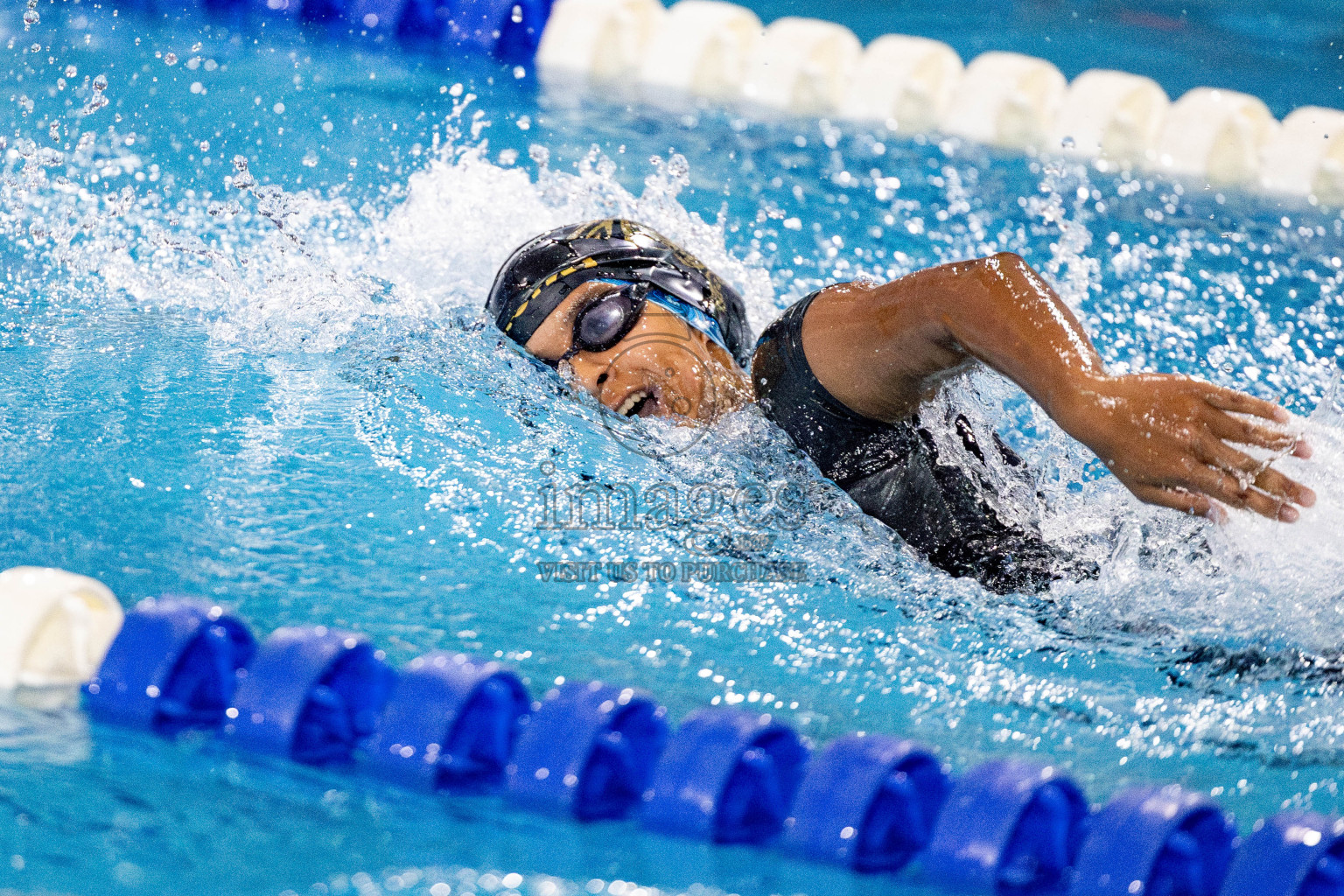 Day 5 of National Swimming Competition 2024 held in Hulhumale', Maldives on Tuesday, 17th December 2024. Photos: Hassan Simah / images.mv