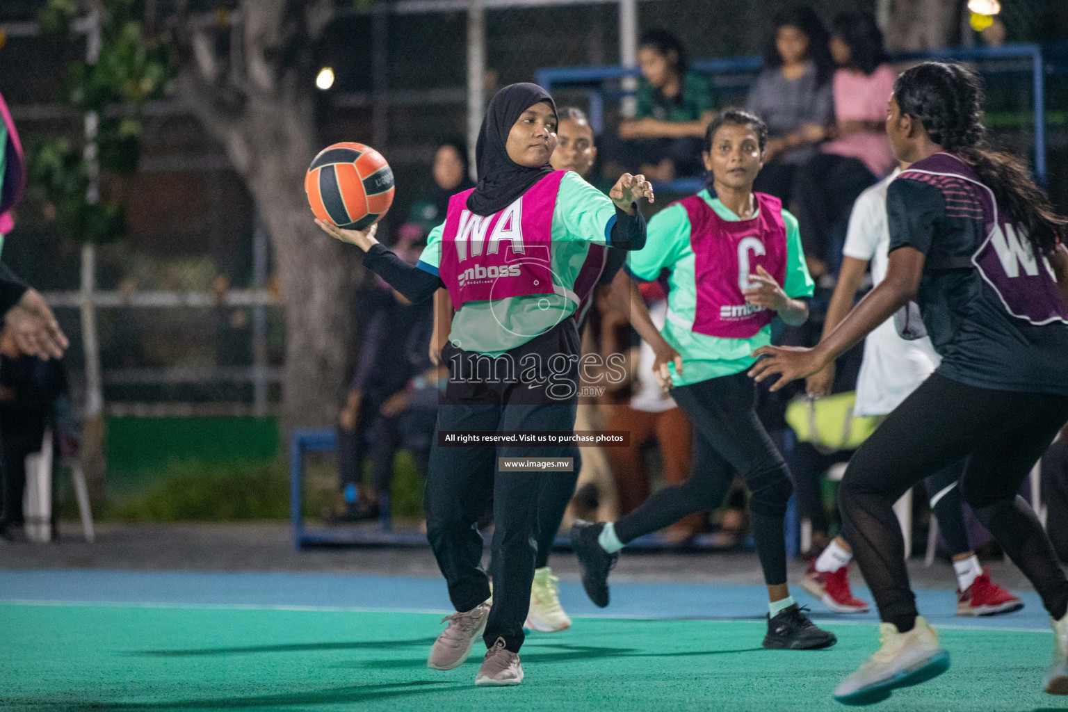 Day 1 of 20th Milo National Netball Tournament 2023, held in Synthetic Netball Court, Male', Maldives on 29th May 2023 Photos: Nausham Waheed/ Images.mv