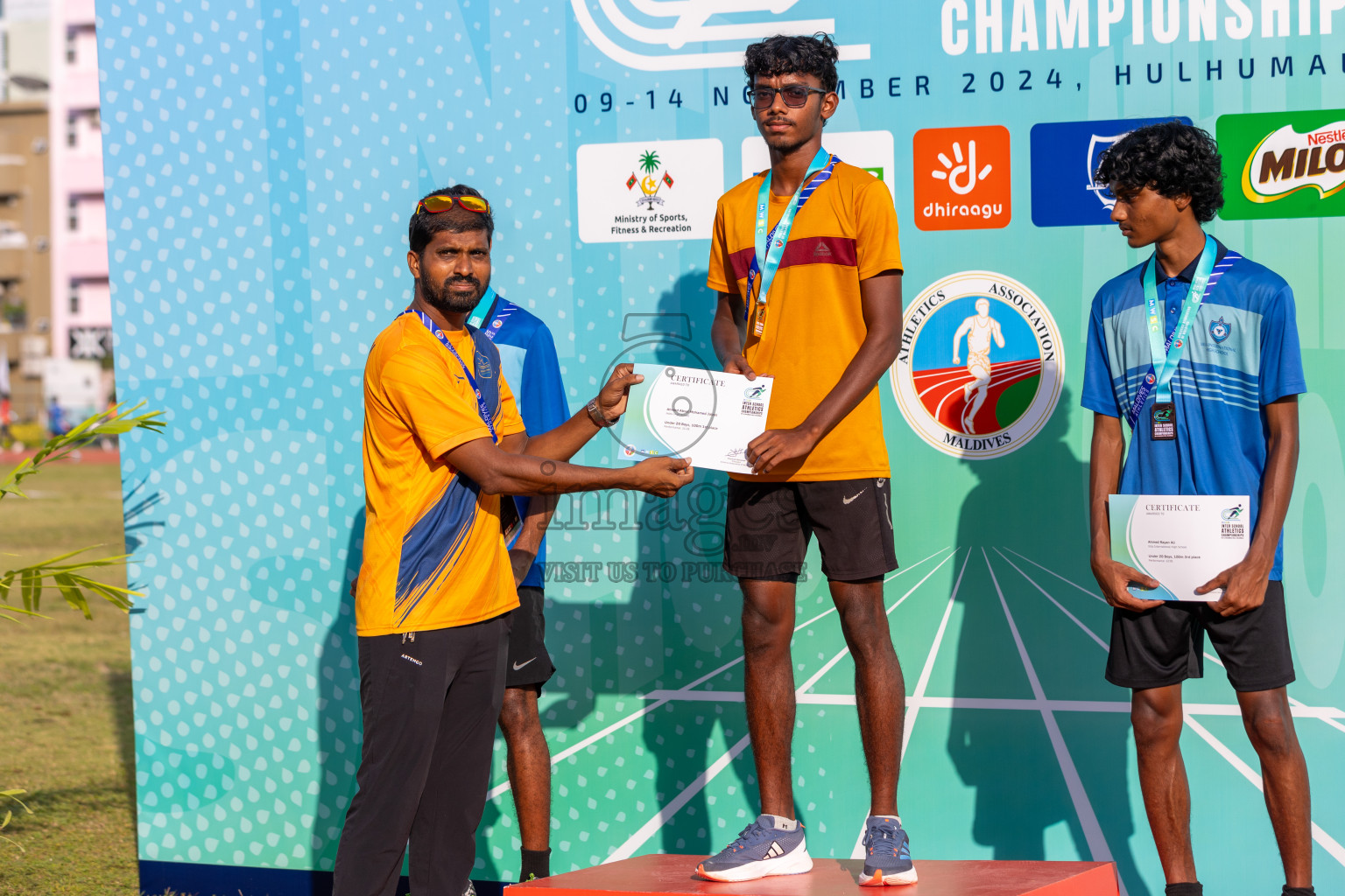 MWSC Interschool Athletics Championships 2024 - Day 3
Day 3 of MWSC Interschool Athletics Championships 2024 held in Hulhumale Running Track, Hulhumale, Maldives on Monday, 11th November 2024. Photos by: Ismail Thoriq / Images.mv