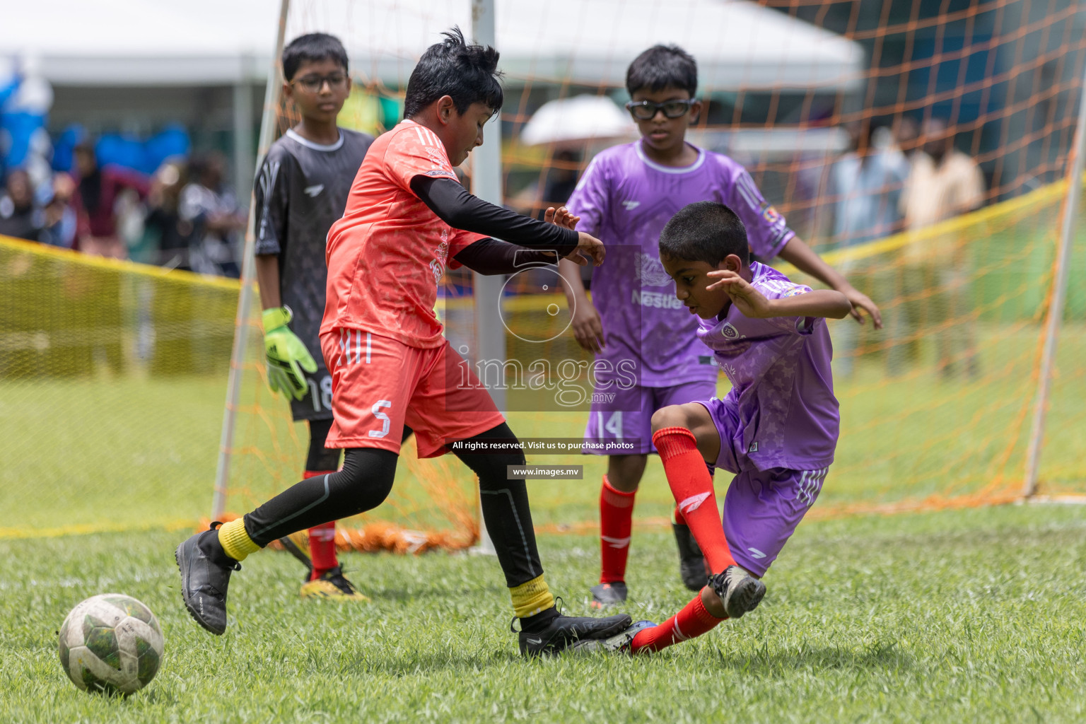 Day 1 of Nestle kids football fiesta, held in Henveyru Football Stadium, Male', Maldives on Wednesday, 11th October 2023 Photos: Shut Abdul Sattar/ Images.mv