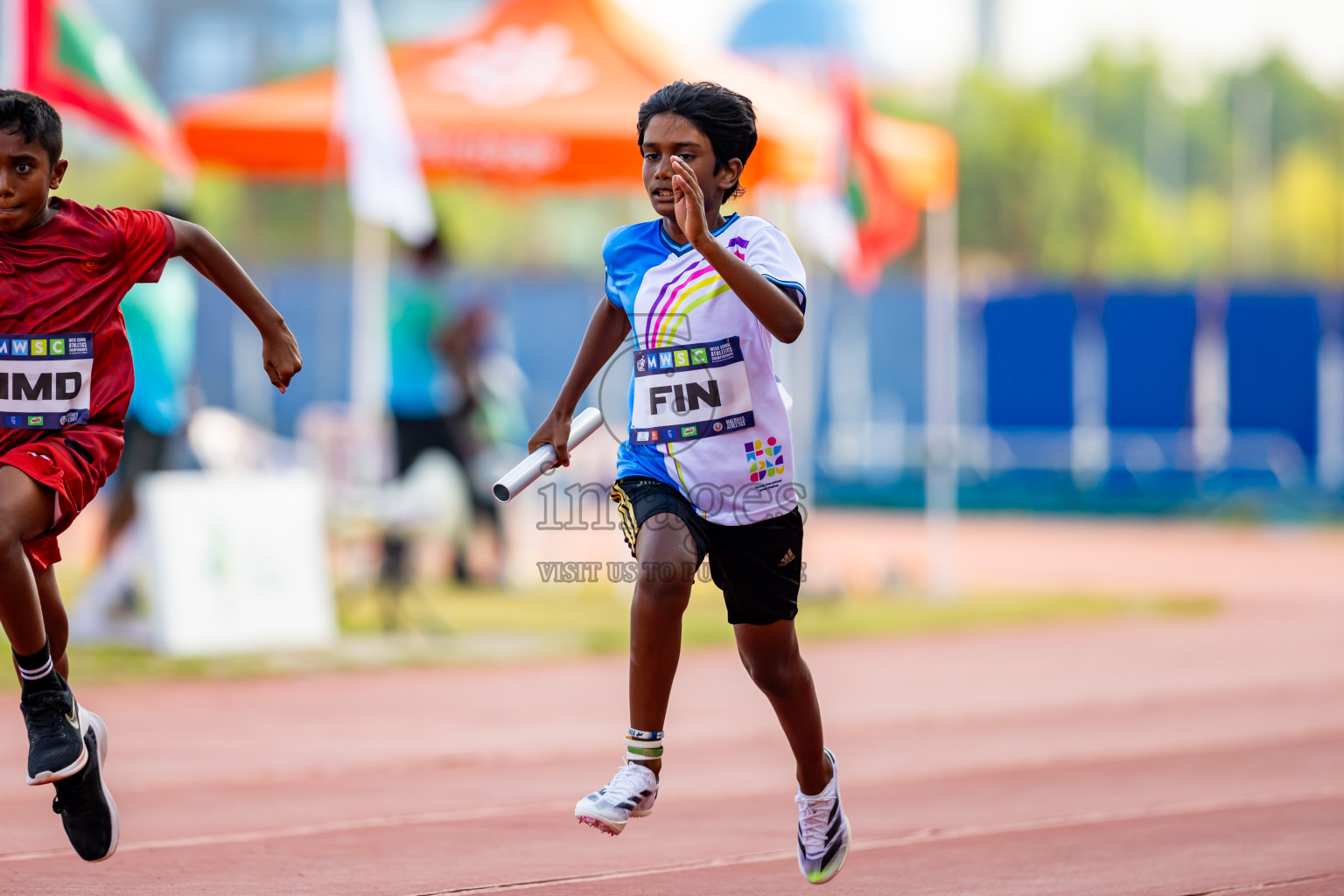 Day 5 of MWSC Interschool Athletics Championships 2024 held in Hulhumale Running Track, Hulhumale, Maldives on Wednesday, 13th November 2024. Photos by: Nausham Waheed / Images.mv