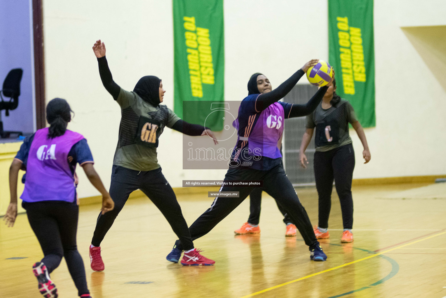 Milo National Netball Tournament 29th November 2021 at Social Center Indoor Court, Male, Maldives. Photos: Maanish/ Images Mv