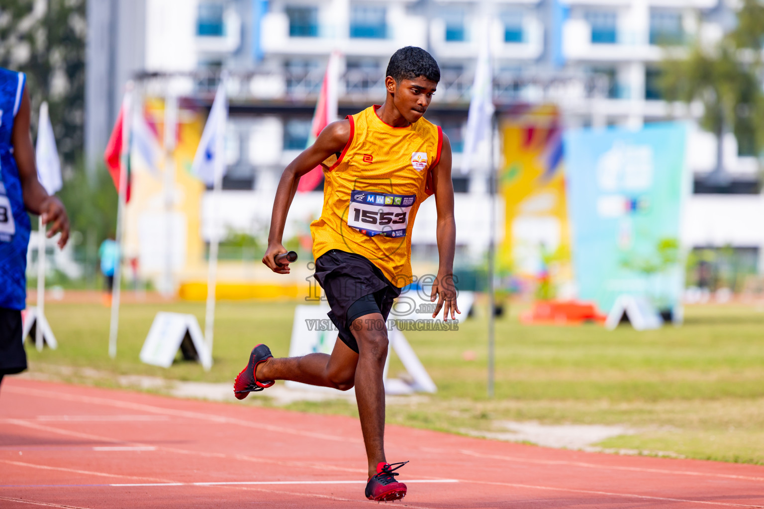 Day 5 of MWSC Interschool Athletics Championships 2024 held in Hulhumale Running Track, Hulhumale, Maldives on Wednesday, 13th November 2024. Photos by: Nausham Waheed / Images.mv