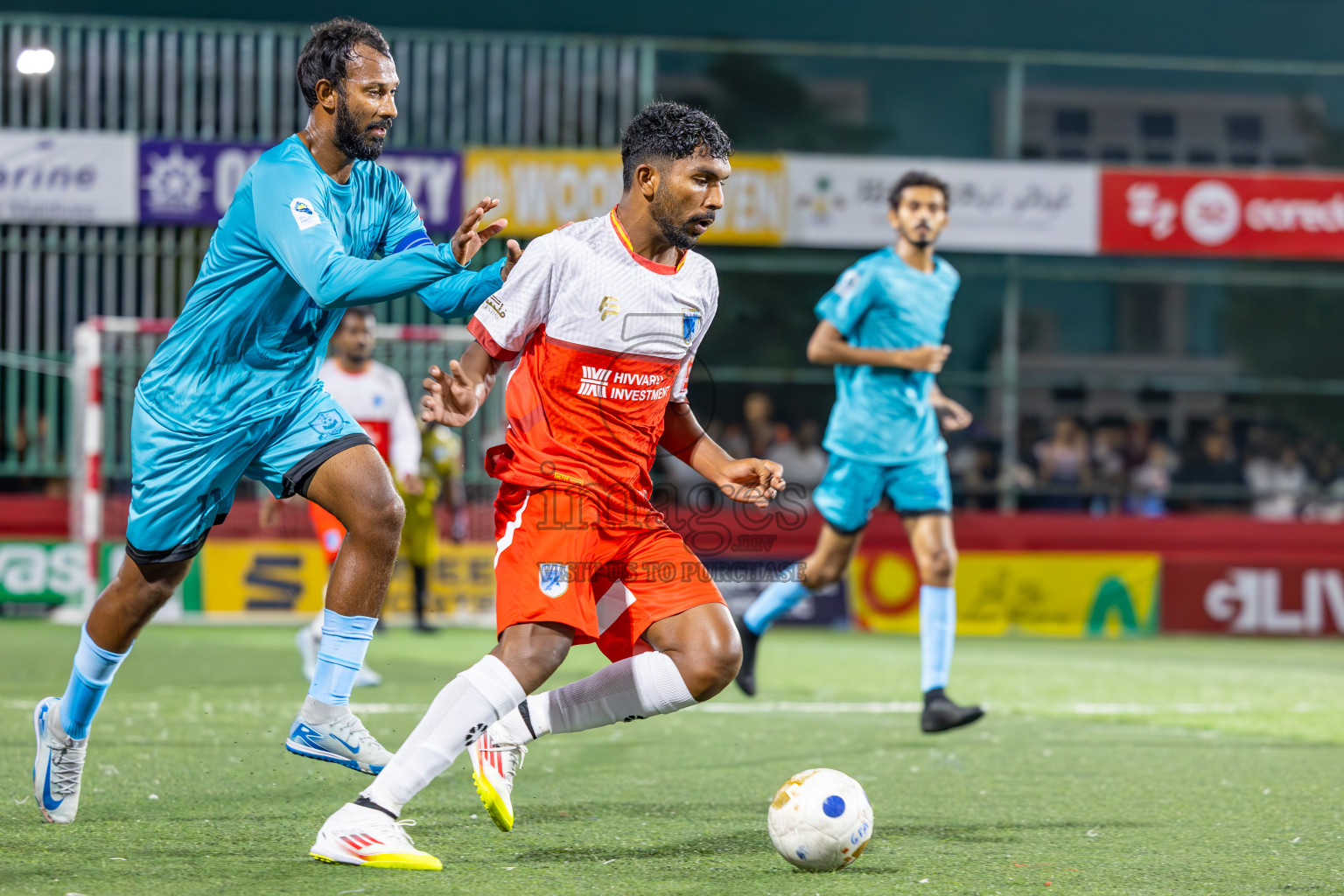 AA Mathiveri vs AA Thoddoo in Zone Round on Day 27 of Golden Futsal Challenge 2025 was held on Friday , 31st January 2025, in Hulhumale', Maldives. Photos: Ismail Thoriq / images.mv