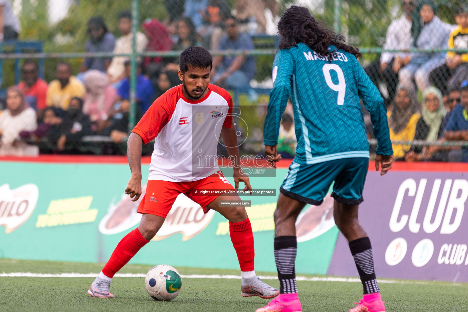 Team Fenaka vs Crossroads Maldives in Club Maldives Cup 2023 held in Hulhumale, Maldives, on Sunday, 30th July 2023
Photos: Ismail Thoriq / images.mv