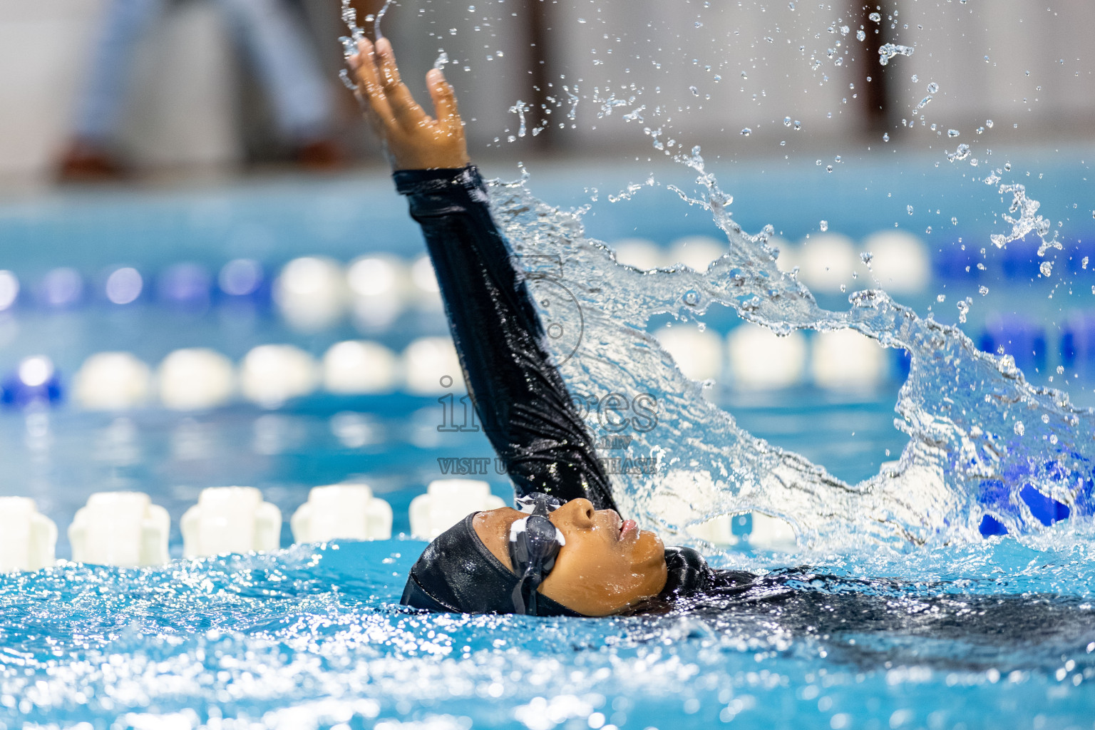 Day 4 of BML 6th National Kids Swimming Kids Festival 2025 held in Hulhumale', Maldives on Thursday, 6th November 2024. Photos: Hassan Simah / images.mv