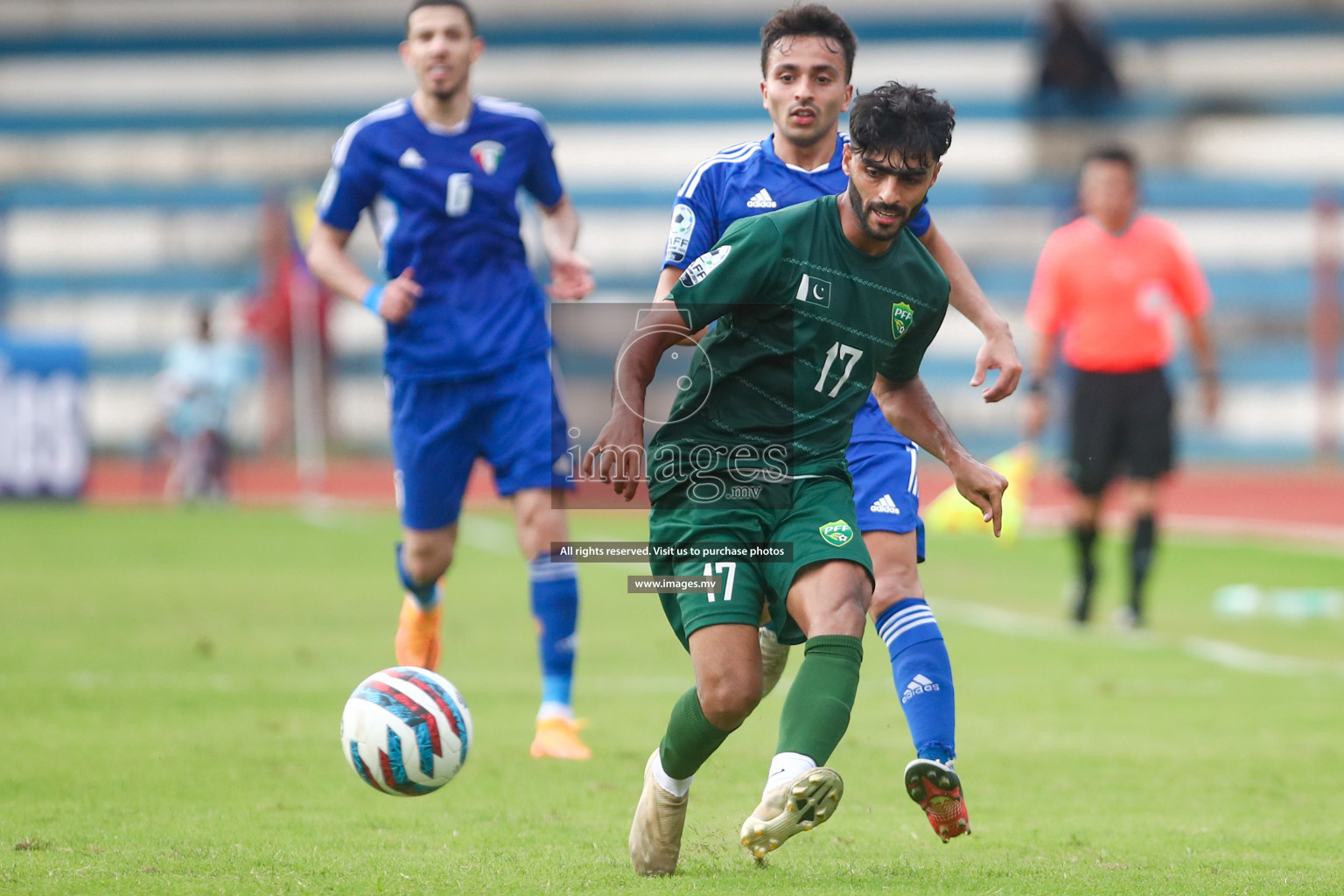 Pakistan vs Kuwait in SAFF Championship 2023 held in Sree Kanteerava Stadium, Bengaluru, India, on Saturday, 24th June 2023. Photos: Nausham Waheedh / images.mv