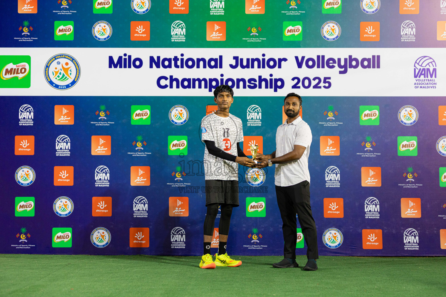 Semi Finals of Milo National Junior Volleyball Championship 2025 Day 5 was held on Thursday, 27th November 2025 at Ekuveni Turf Court Male', Maldives. Photos: Areef Adam / images.mv
