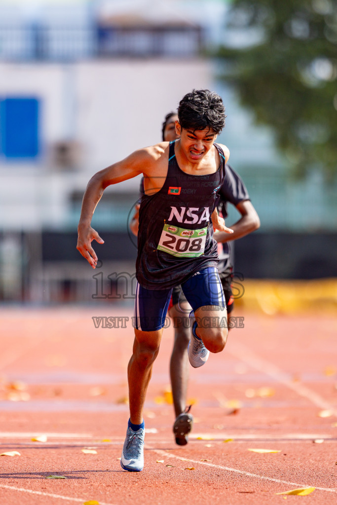 Day 2 of 12th Milo Association Championships was held in Ekuveni Track at Male', Maldives on Friday, 25th April 2025. 
Photos: Hassan Simah / images.mv