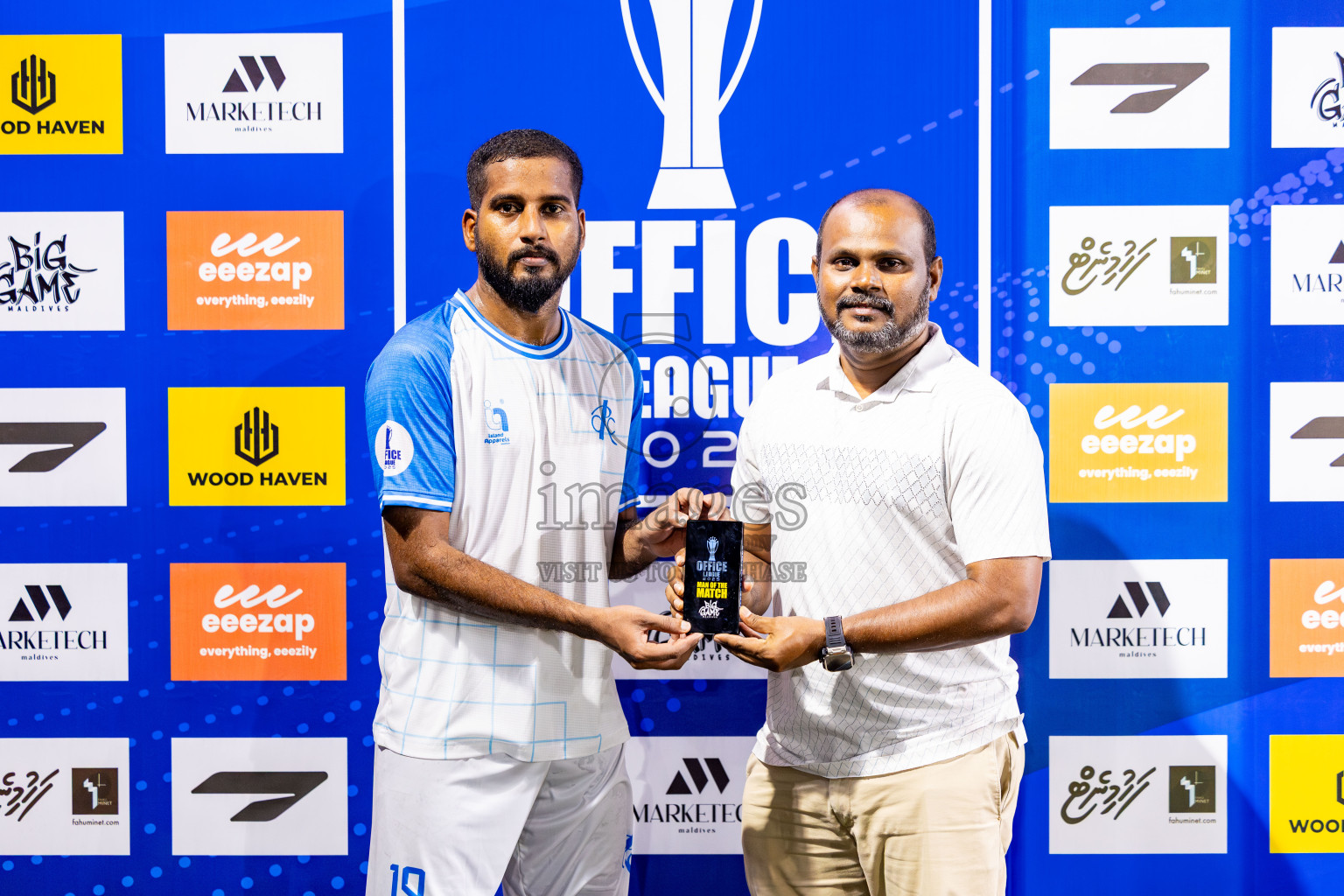 Customs RC vs Club Dhaakhily in Day 5 of Office League 2025 was held on Sunday, 20th April 2025 in Hulhumale', Maldives. Photos: Nausham Waheed  / images.mv