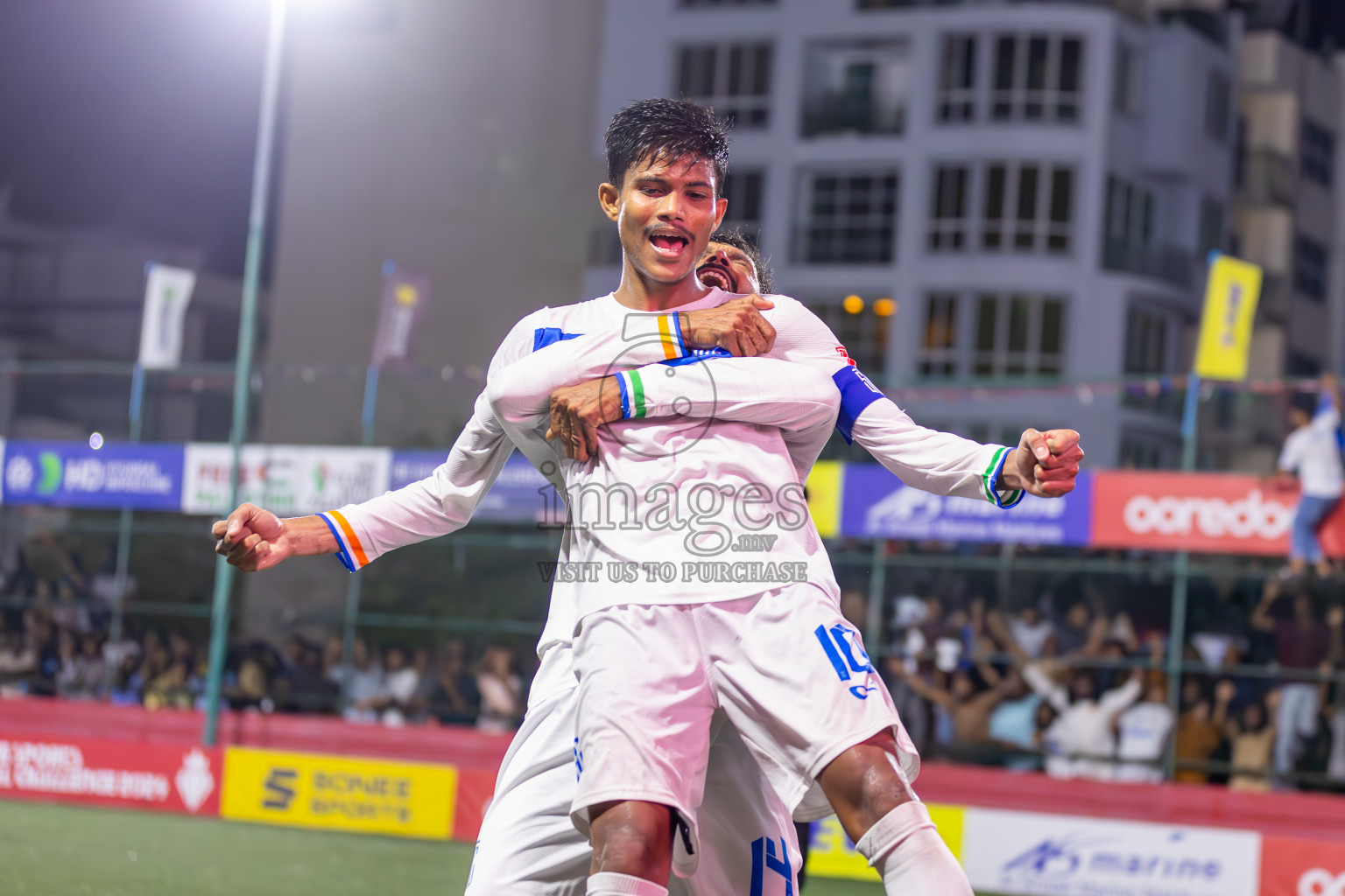 S Hithadhoo vs GDh Vaadhoo on Day 37 of Golden Futsal Challenge 2024 was held on Thursday, 22nd February 2024, in Hulhumale', Maldives
Photos:Ismail Thoriq / images.mv