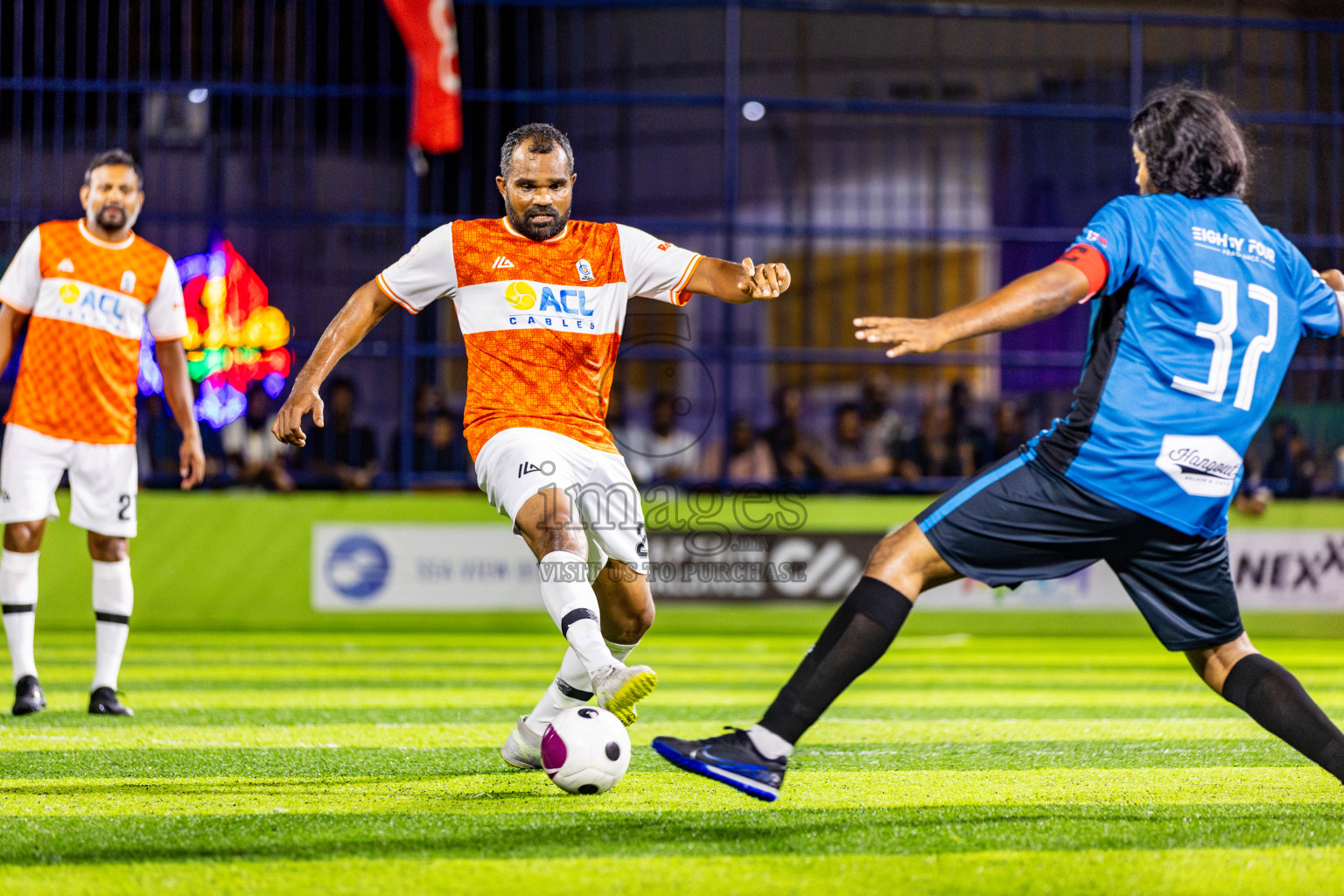 Eightyfour FC vs Cable Brothers in Day 3 of Eydhafushi Futsal Cup 2024 was held on Wednesday, 10th April 2024, in B Eydhafushi, Maldives Photos: Nausham Waheed / images.mv