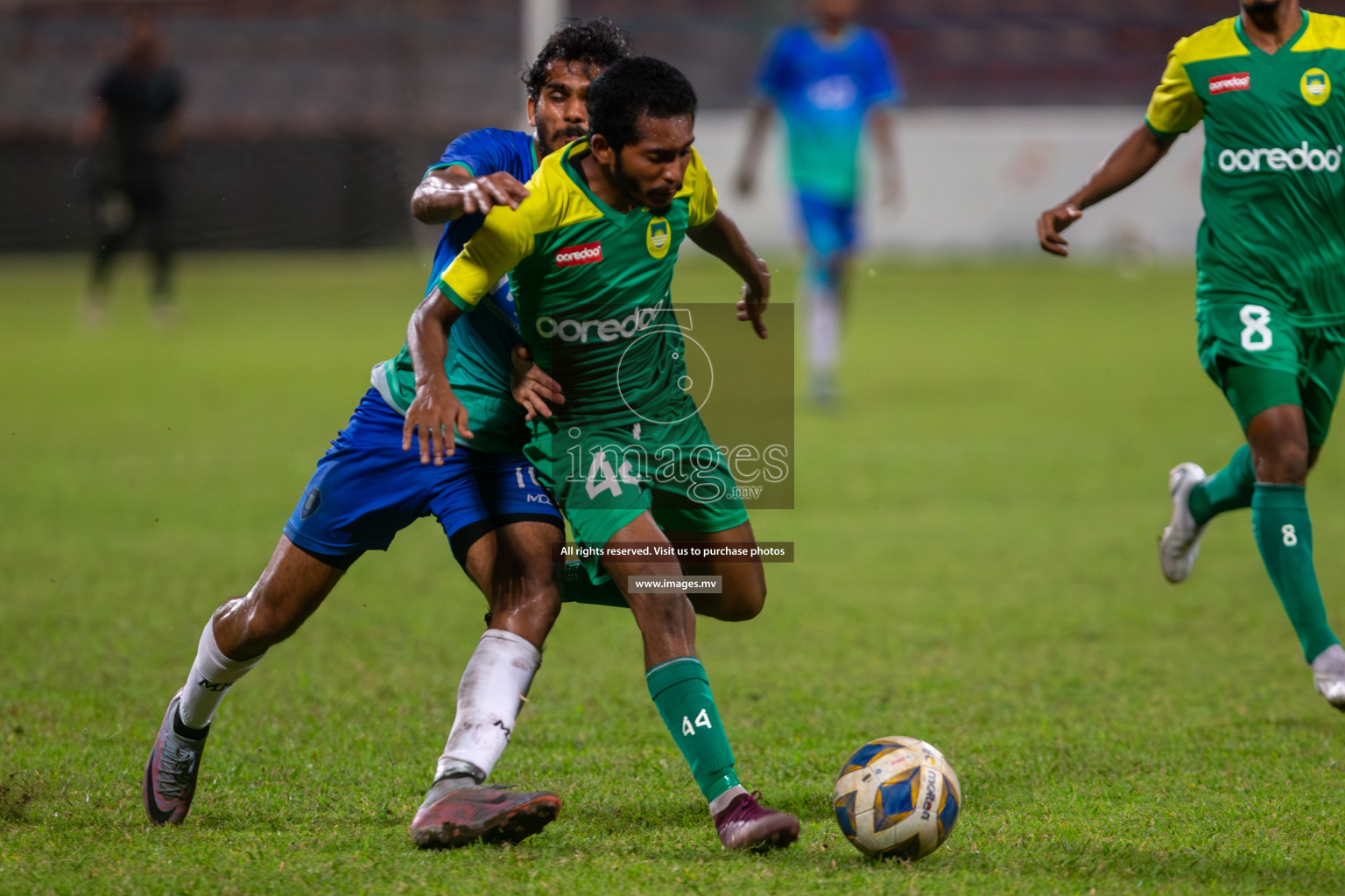 Dhivehi Premier League 2023 - Maziya Sports & Recreation vs Super United Sports, held in National Football Stadium, Male', Maldives  Photos: Mohamed Mahfooz Moosa/ Images.mv