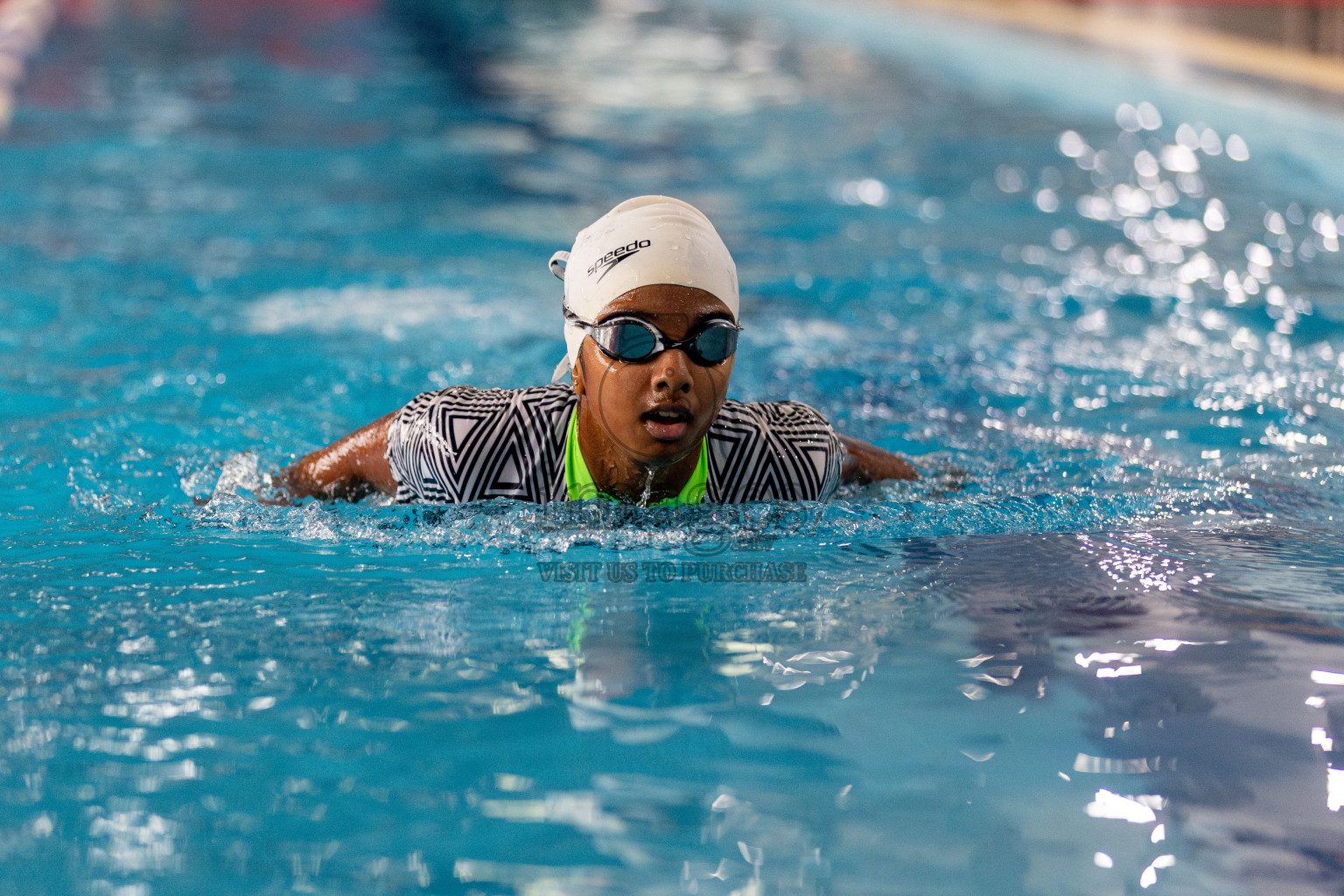 Day 3 of National Swimming Competition 2024 held in Hulhumale', Maldives on Sunday, 15th December 2024. 
Photos: Hassan Simah / images.mv