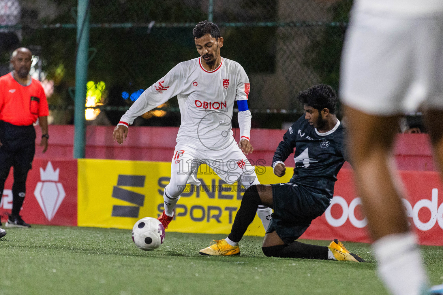 R Hulhudhuffaaru vs R Fainu in Day 10 of Golden Futsal Challenge 2024 was held on Tuesday, 23rd January 2024, in Hulhumale', Maldives Photos: Nausham Waheed / images.mv