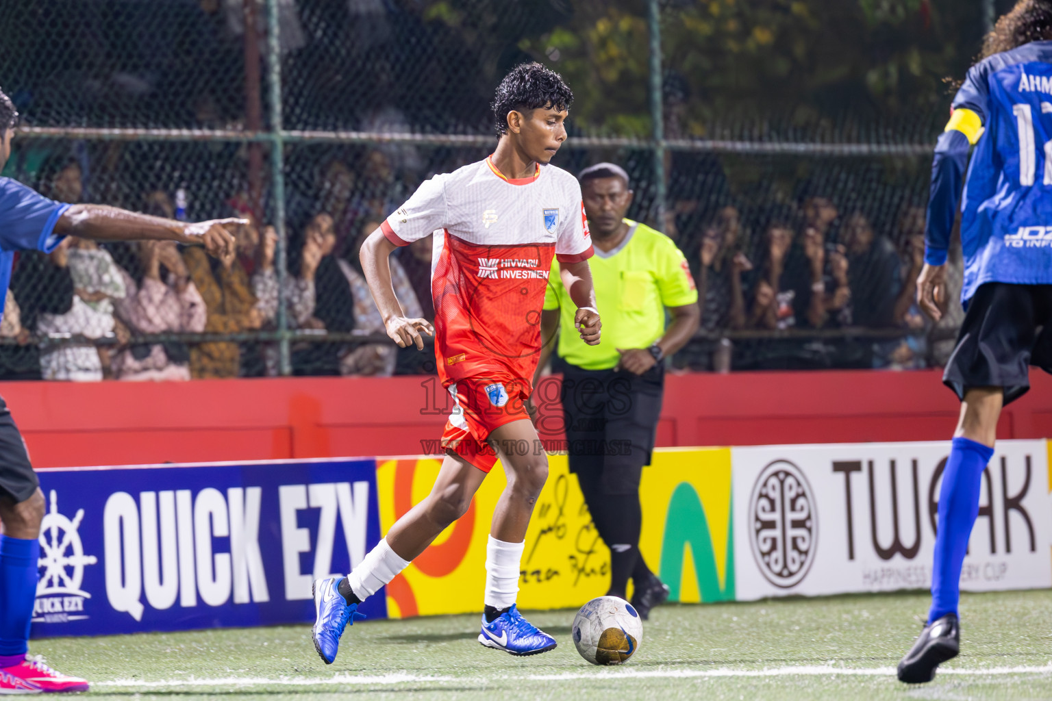 AA Mathiveri vs AA Rasdhoo in Day 15 of Golden Futsal Challenge 2025 was held on Sunday, 19th January 2025, in Hulhumale', Maldives. Photos: Ismail Thoriq / images.mv