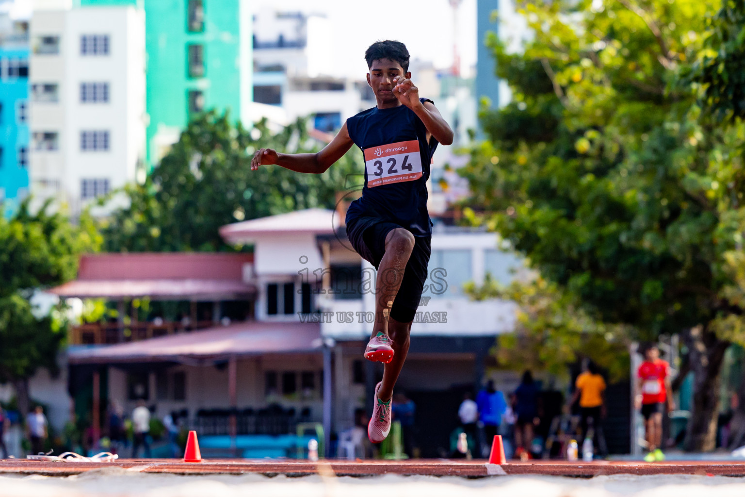 Day 1 of National Athletics Championship 2025 was held at Ekuveni Running Ground in Male', Maldives on Thursday, 14th August 2025. Photos: Nausham Waheed / images.mv
