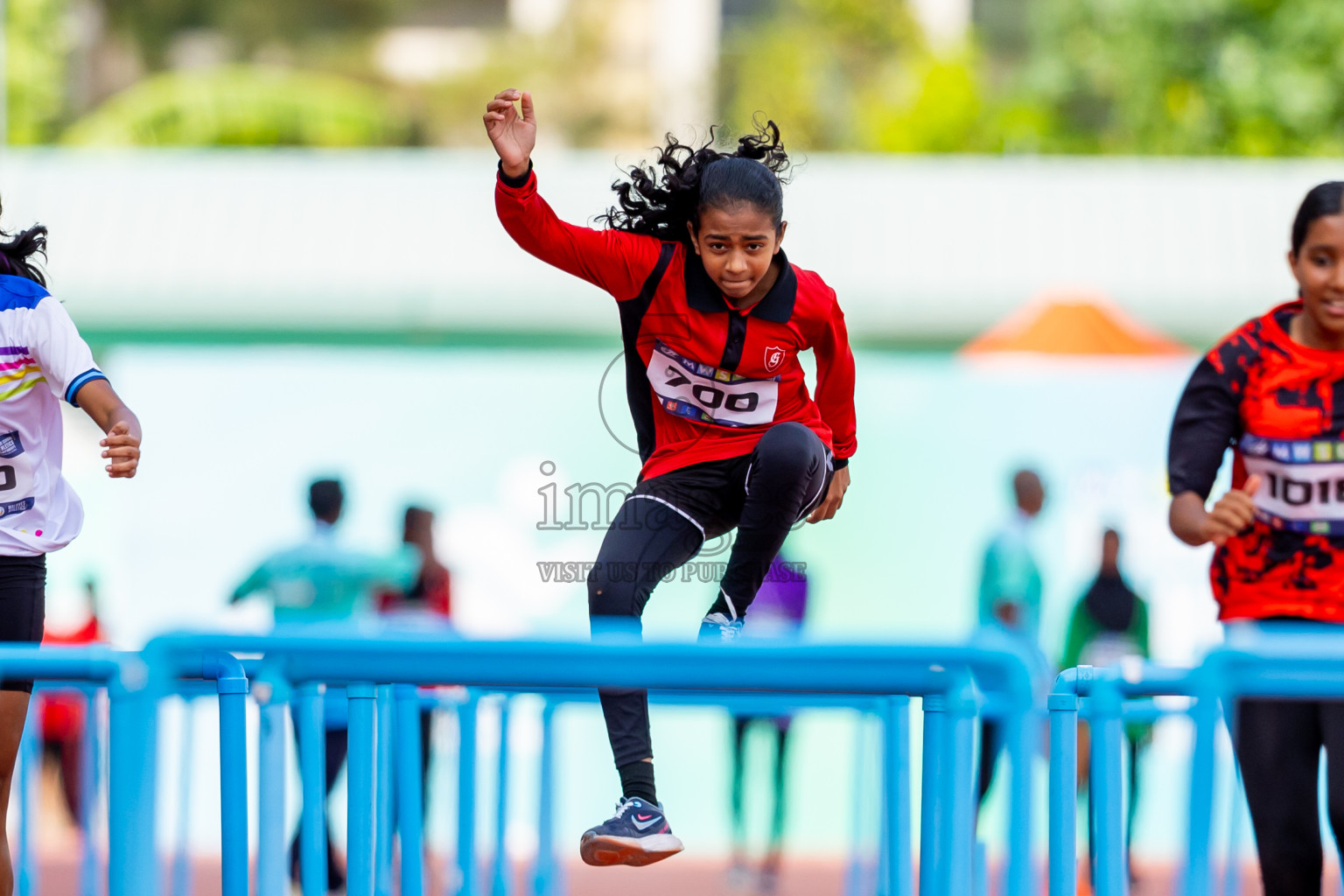 Day 4 of MWSC Interschool Athletics Championships 2024 held in Hulhumale Running Track, Hulhumale, Maldives on Tuesday, 12th November 2024. Photos by: Nausham Waheed / Images.mv